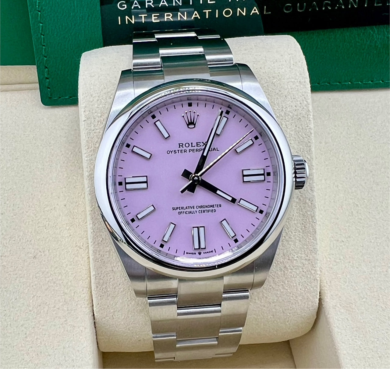 Rolex Oyster Perpetual Stainless Dial (2025) Candy 41mm 134300 NEW