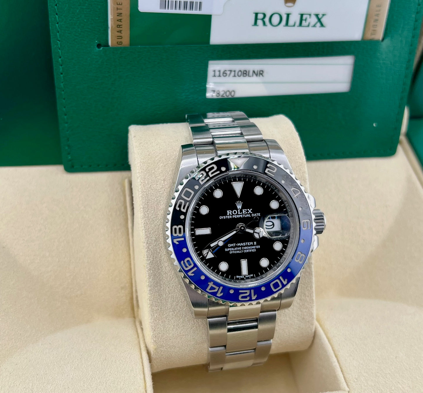 Rolex GMT-Master II "Batman" 116710BLNR 2016 (UK)