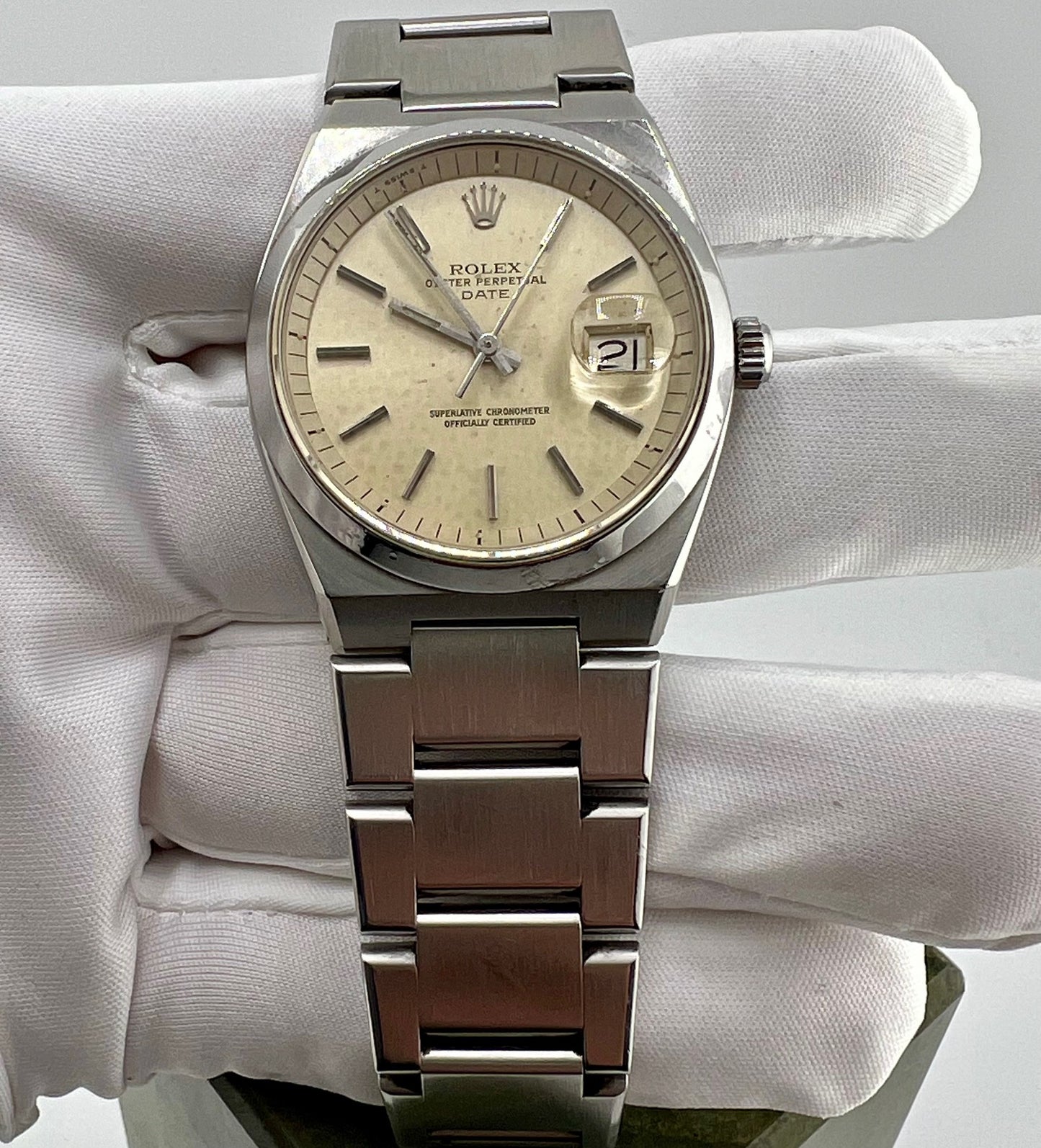 Rolex Oyster Perpetual Date 1530 1975 perizia