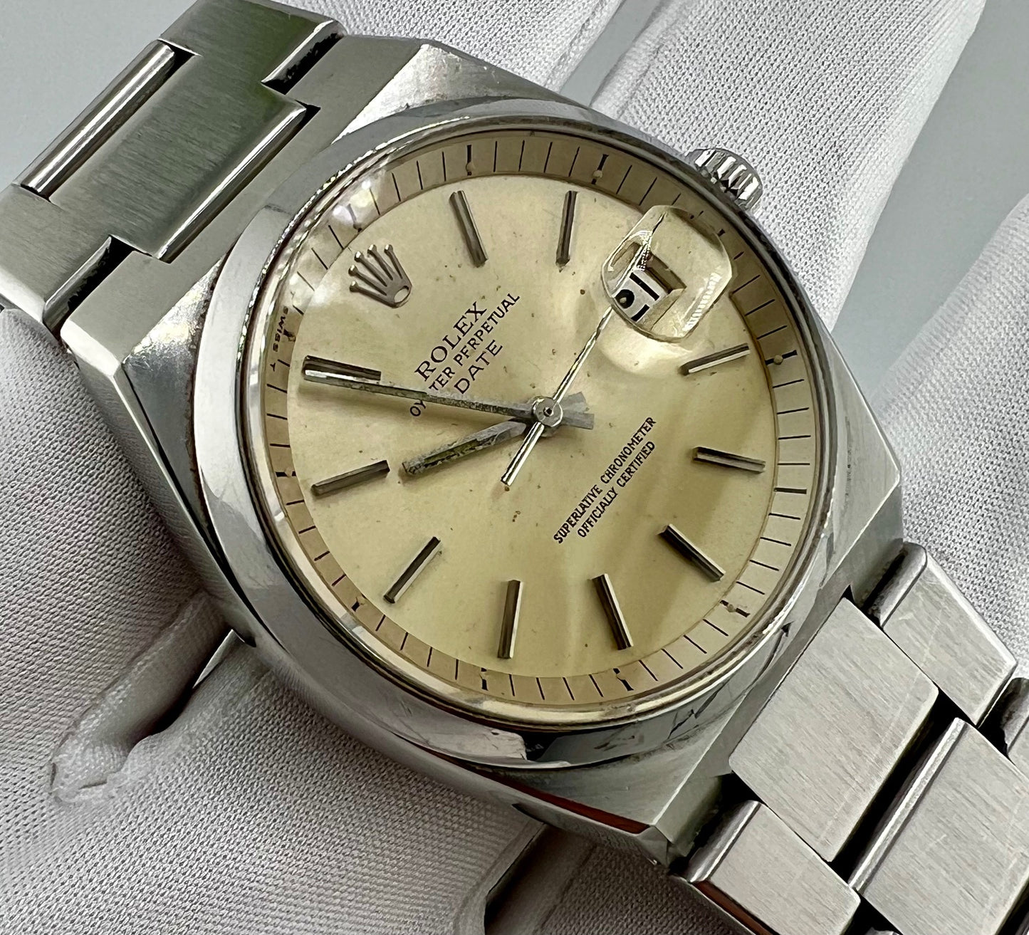 Rolex Oyster Perpetual Date 1530 1975 perizia