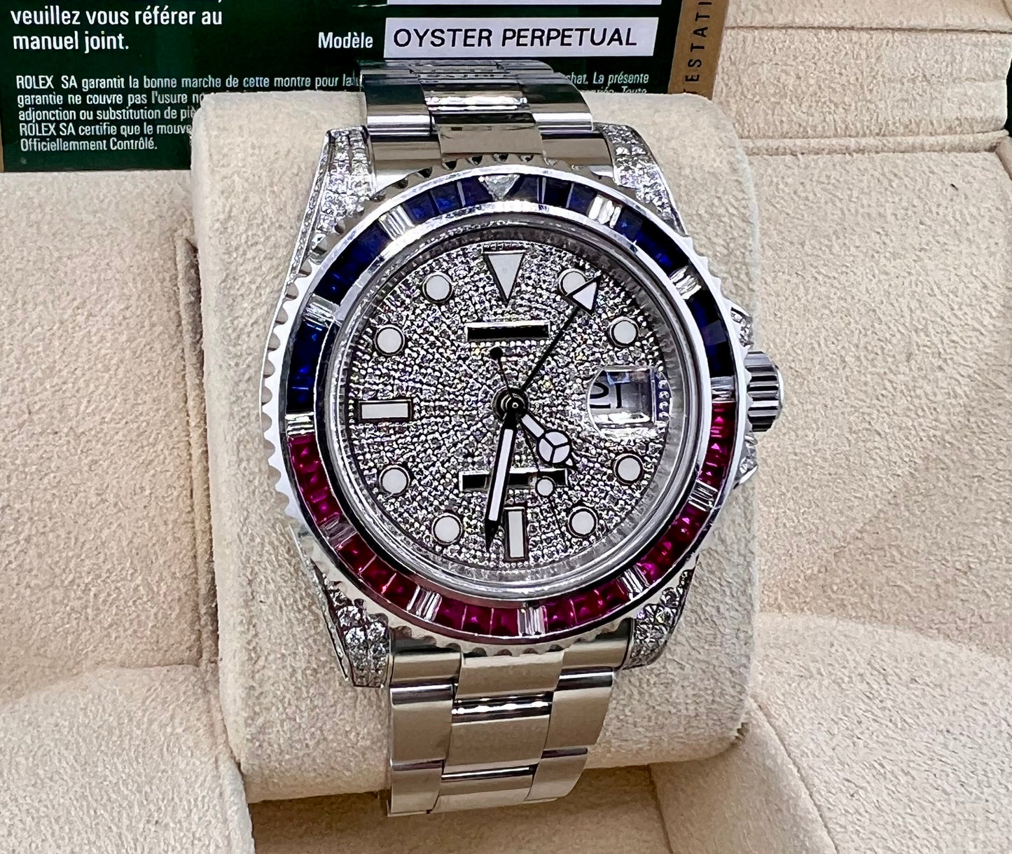 Rolex Gmt Master II 116710LN 2012 Custom Ice