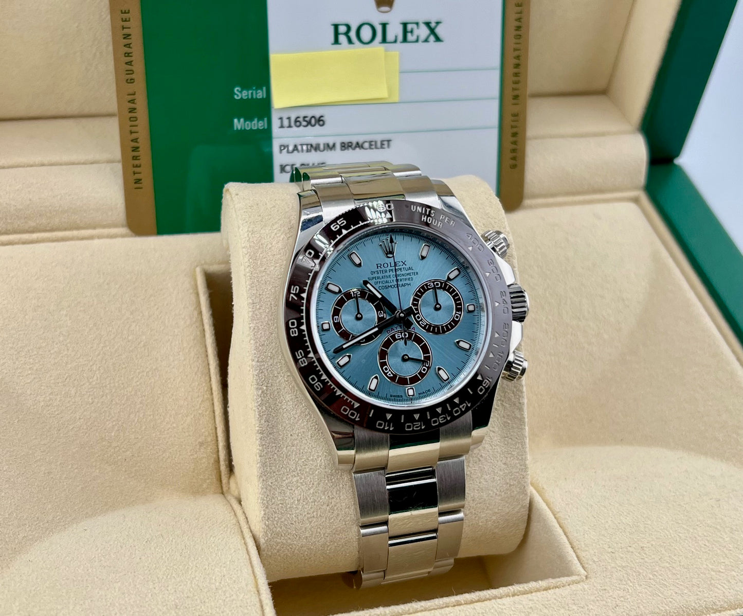 Rolex Daytona 116506 Platinum 2017 Ita