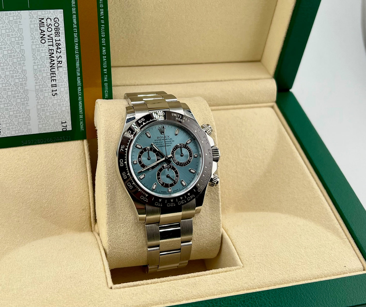 Rolex Daytona 116506 Platinum 2017 Ita