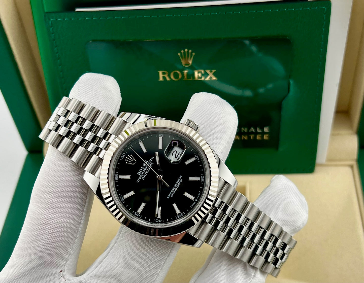 Rolex Datejust 41mm 126334 Black Dial Jubilèe 2024