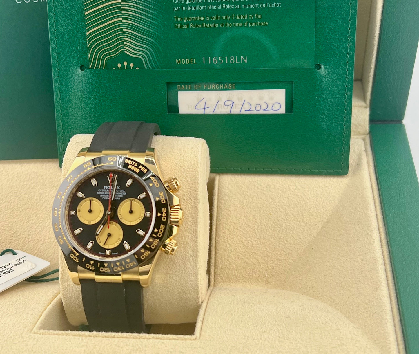 Rolex Daytona 116518LN ''Newman'' 2020 New Card