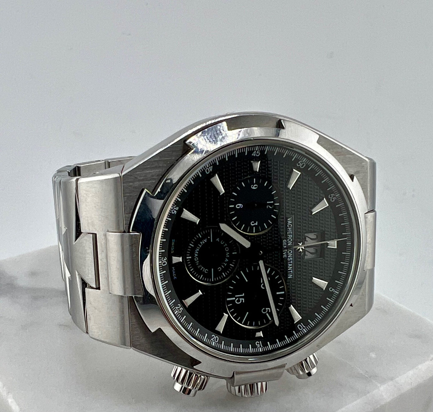 Vacheron Constantin Overseas Chronograph 49150 Black Dial