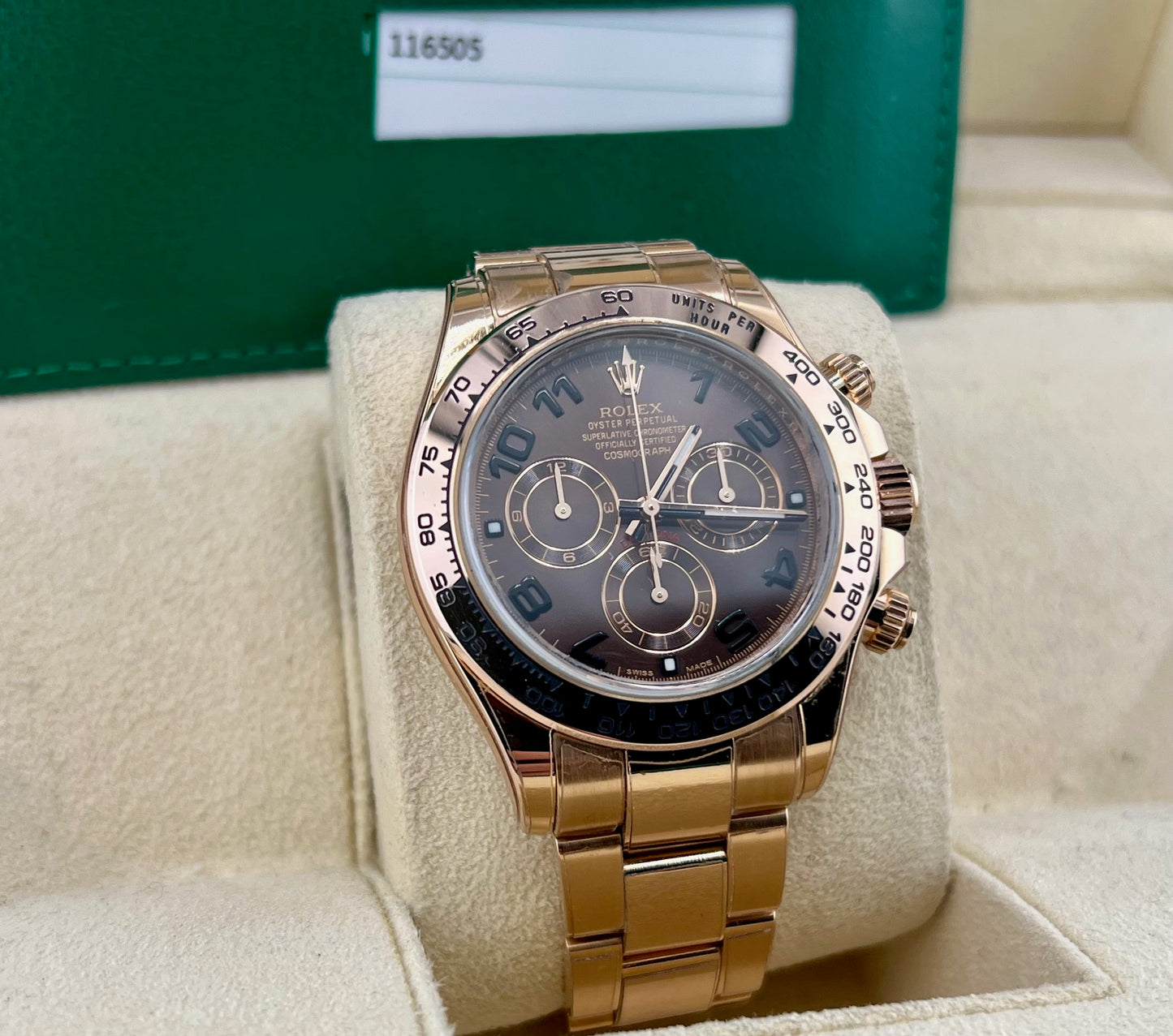 Rolex Daytona 116505 ''Chocolate'' 2017 Rose Gold UK