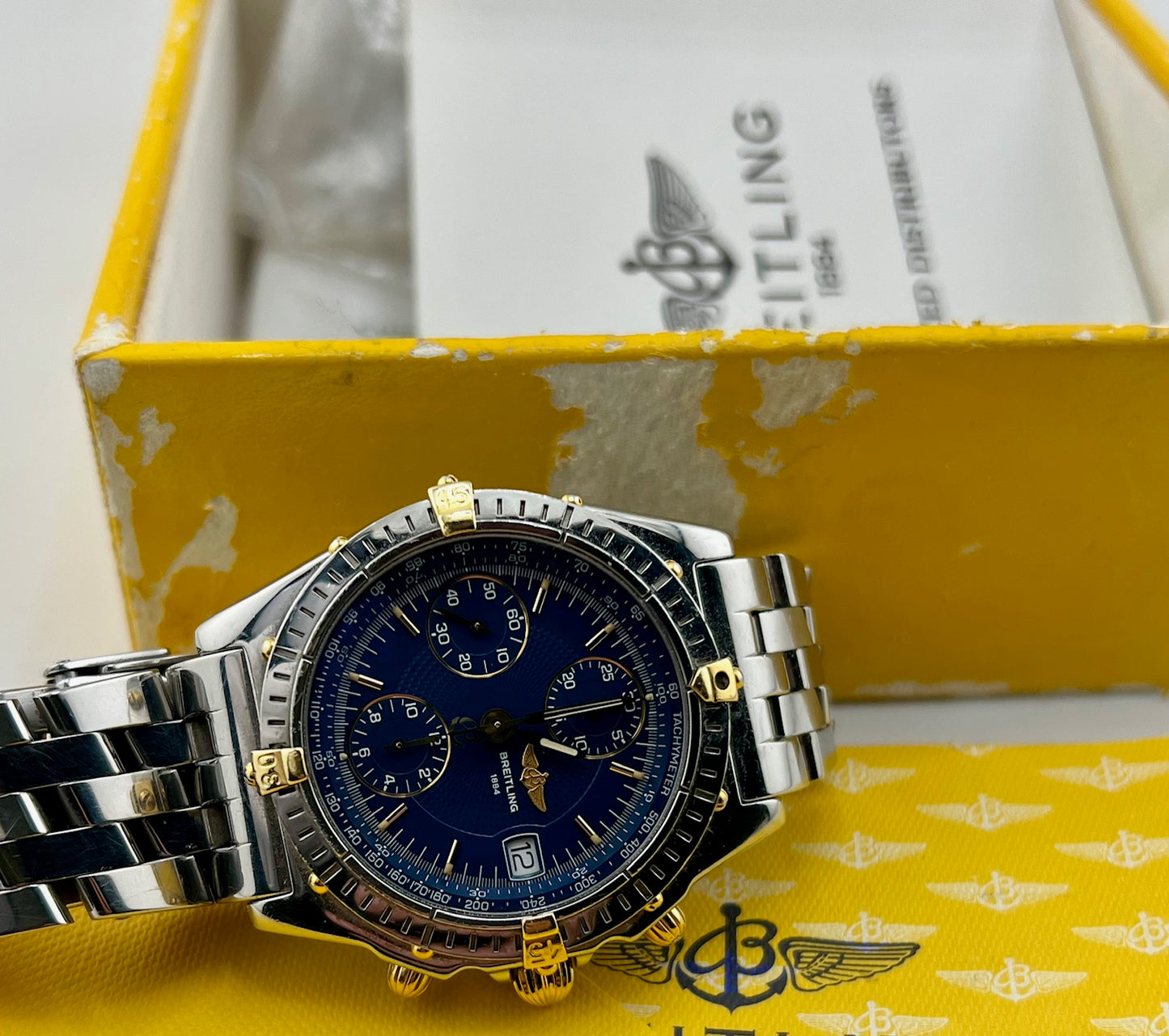 Breitling Chronomat B13050.1 Full Set 1996