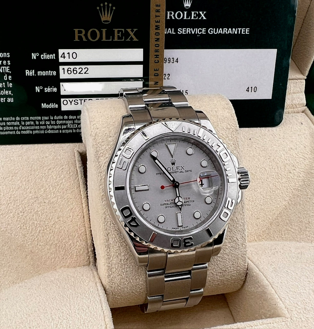 Rolex Yacht-Master 40mm 16622 RRR Box&Paper 2009 Japan + Service 2017