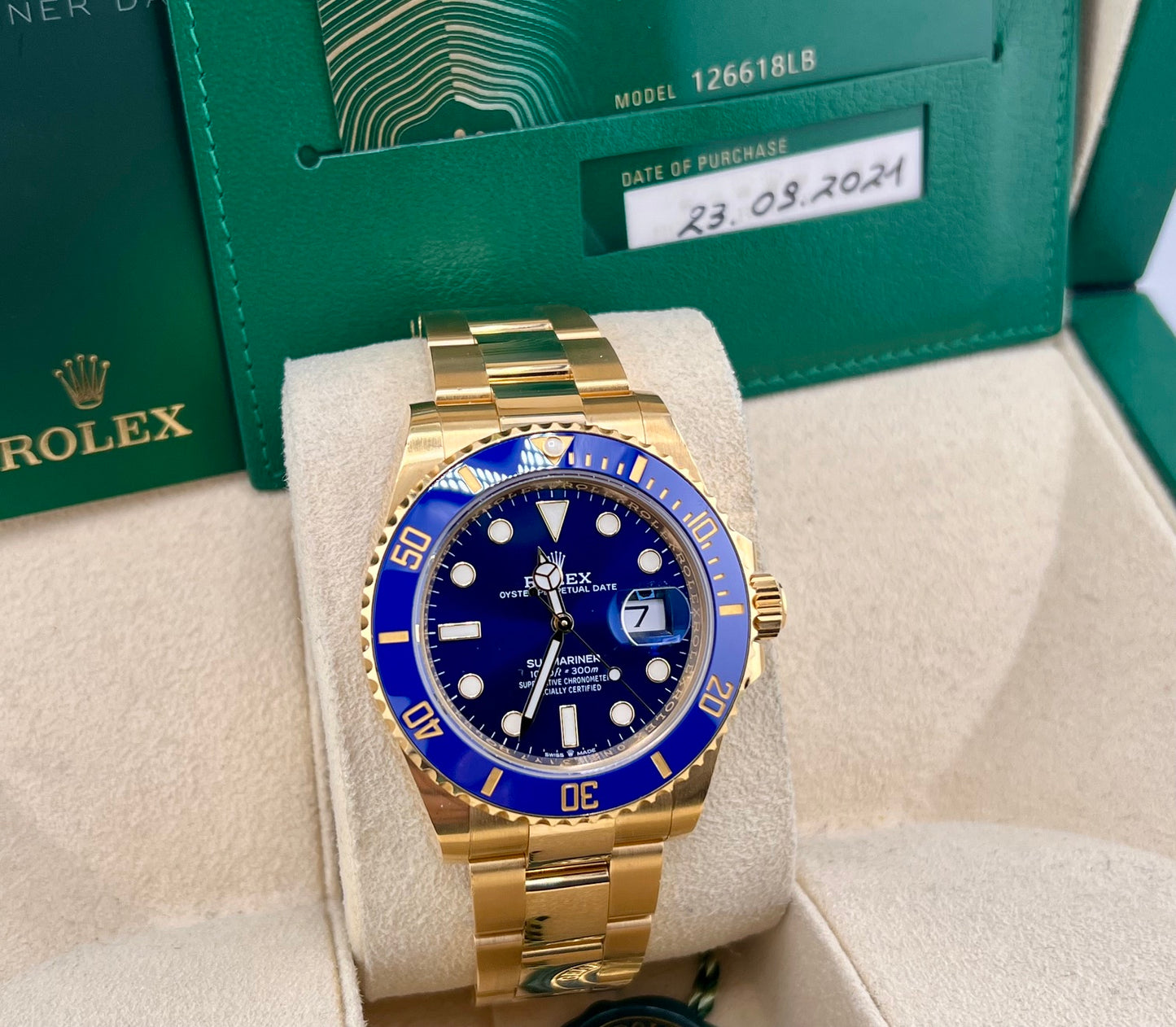 Rolex Submariner Date 126618LB 41mm 2021 Blue Dial