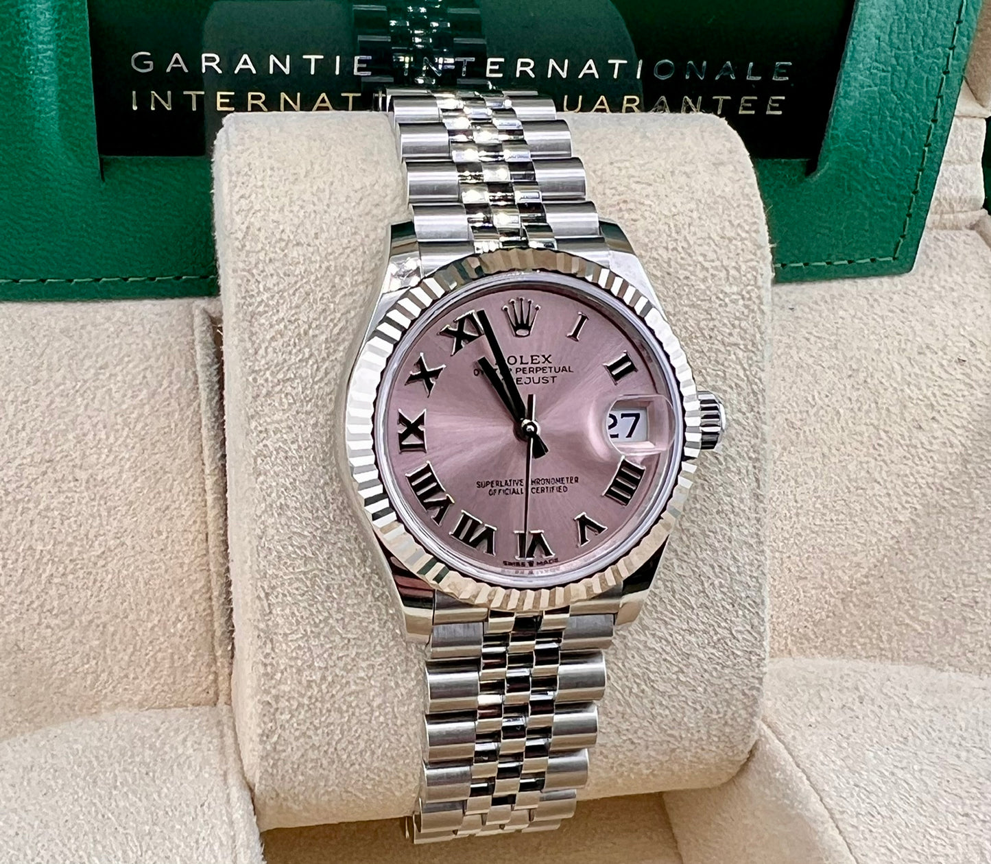 Rolex Datejust 31mm 278274 Jubilèe Pink Dial 2024 NEW