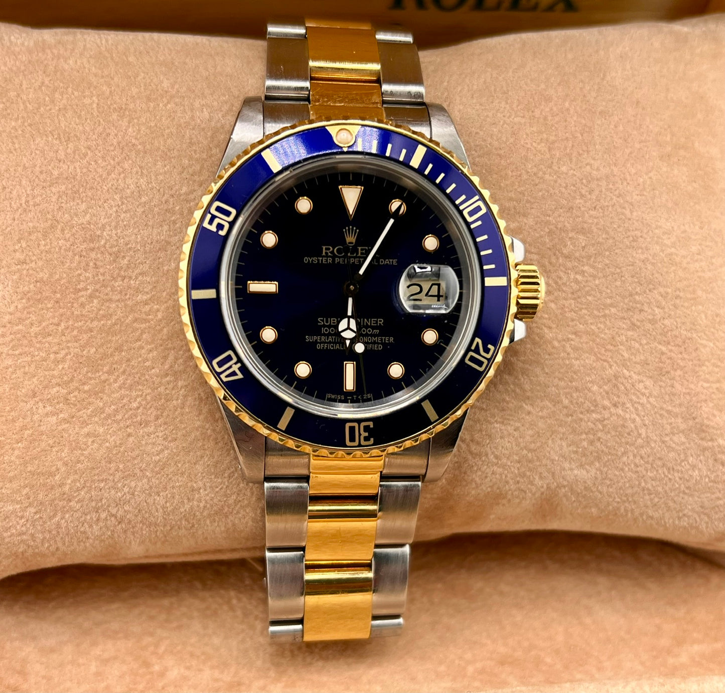 Rolex Submariner Date 16803 Blue Dial only watch 1987