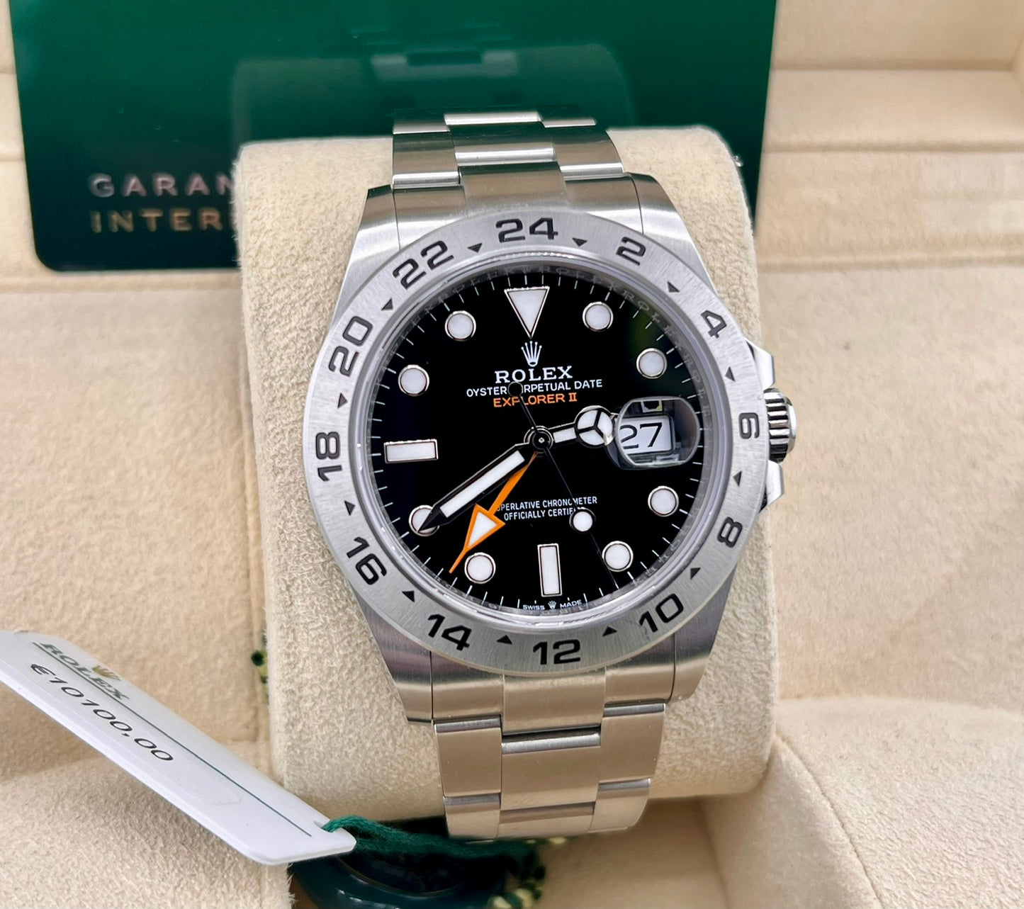 Rolex Explorer II 42mm 226570 Black Dial like new 2024