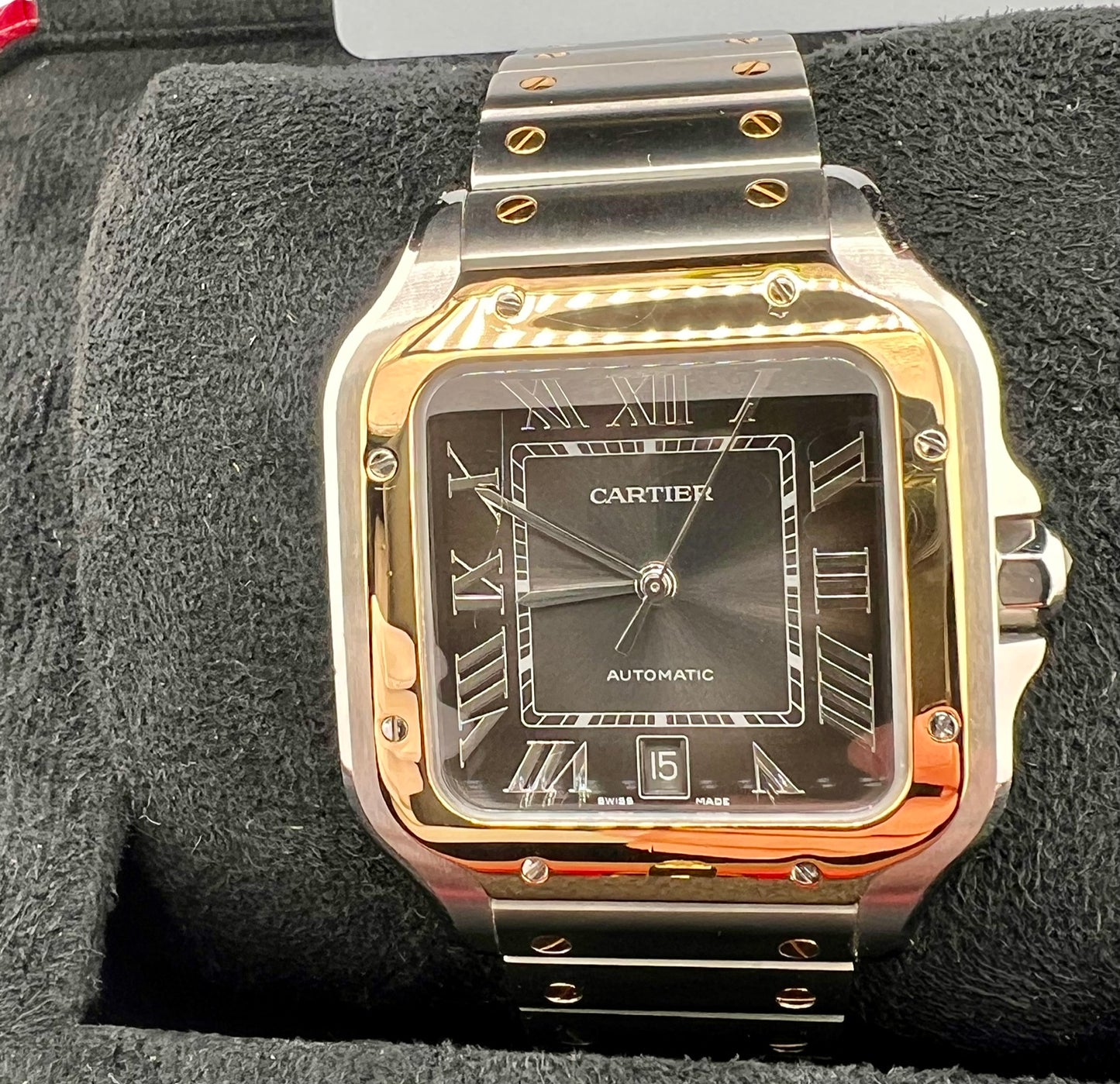 Cartier Santos De Cartier Grey Dial 2024 W2SA0030
