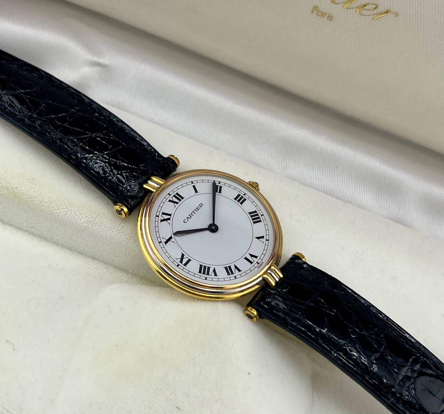 Cartier Vendome Trinity 81003 30mm Quartz Yellow Gold