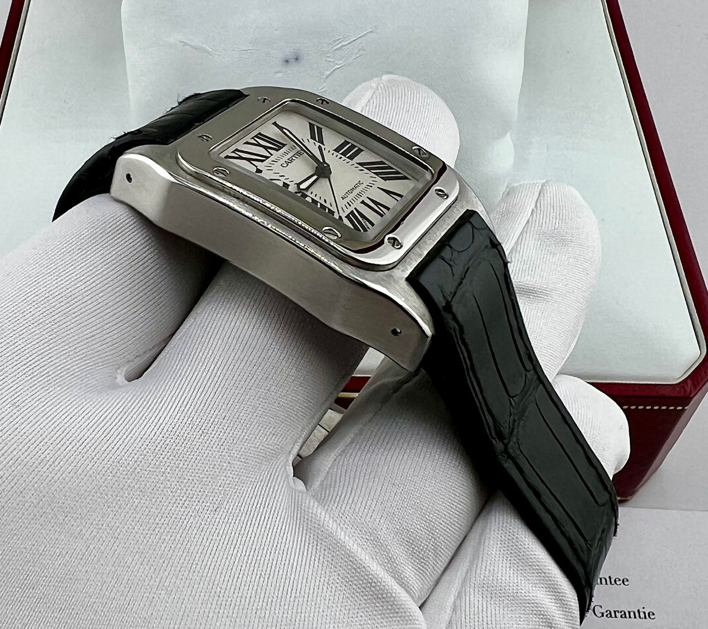 Cartier Santos 100 medium 2878 full set 2009