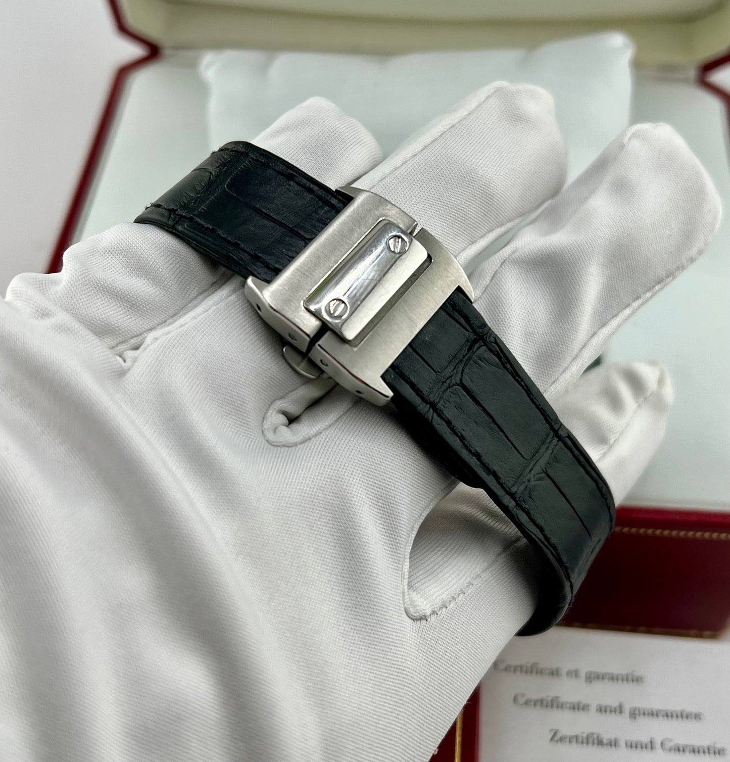 Cartier Santos 100 medium 2878 full set 2009