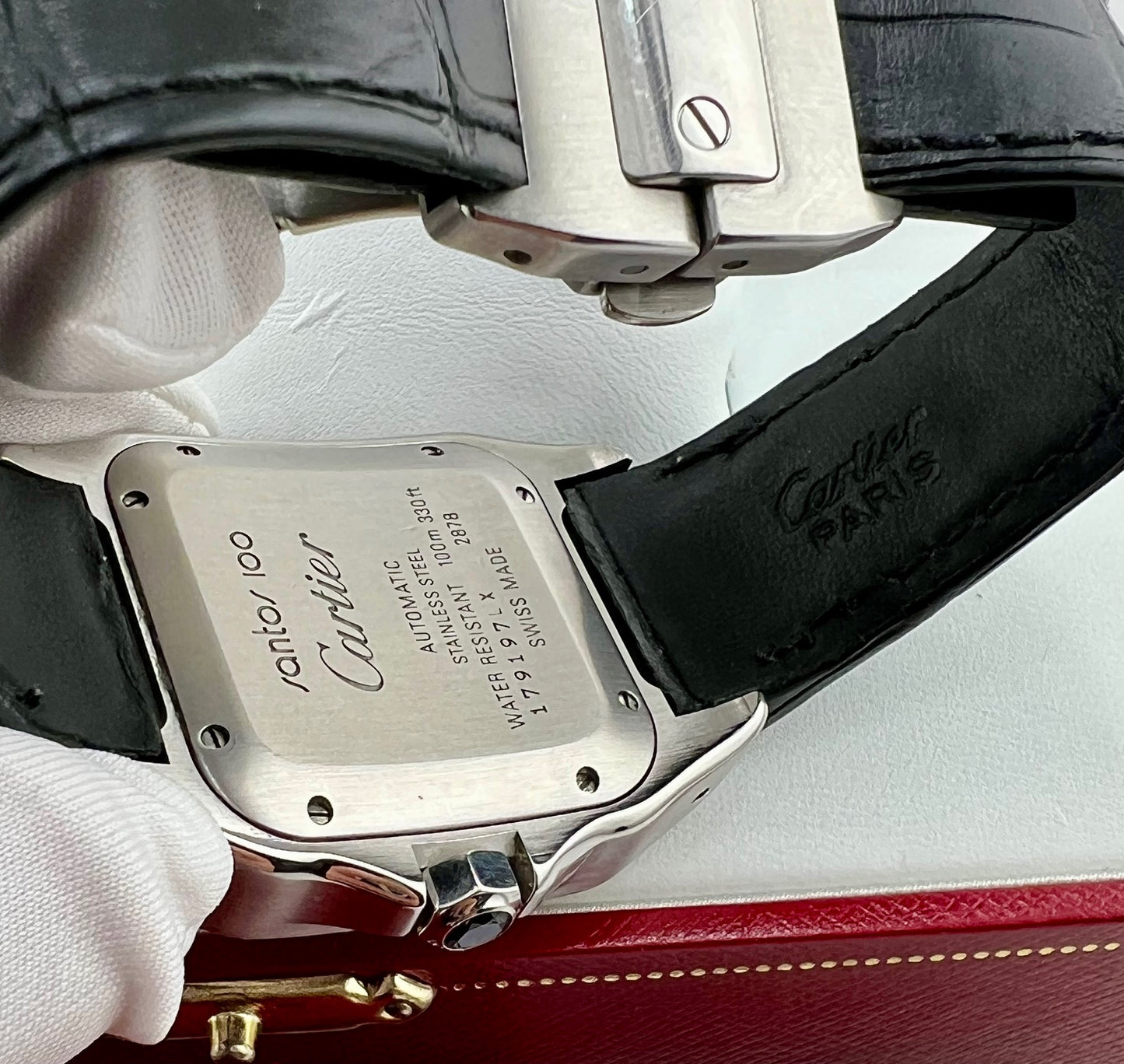 Cartier Santos 100 medium 2878 full set 2009
