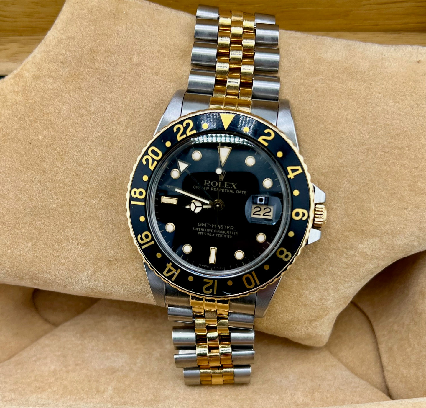 Rolex GMT-Master 16753 Black Dial Jubilèe 1986 No Paper