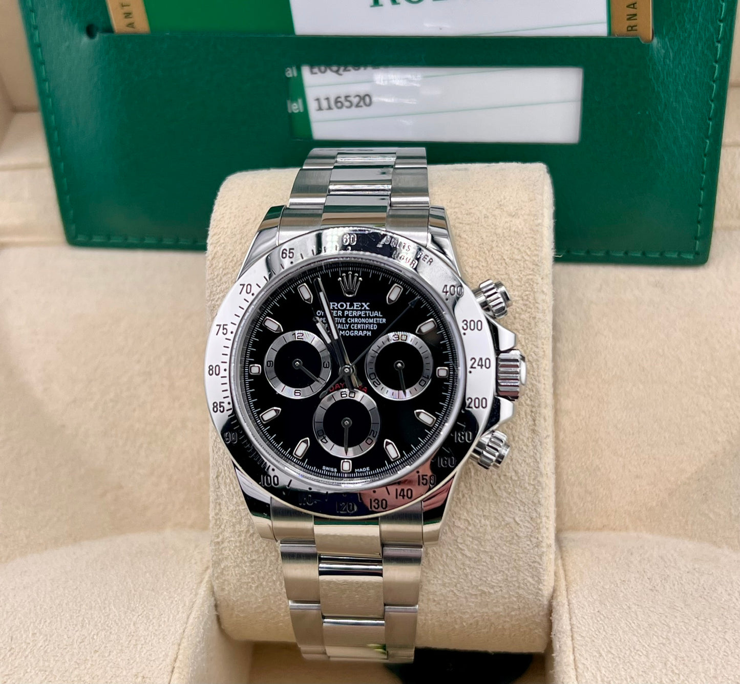 Rolex Daytona 116520 Cromalight 2015 Full Set Black Dial (Iran)