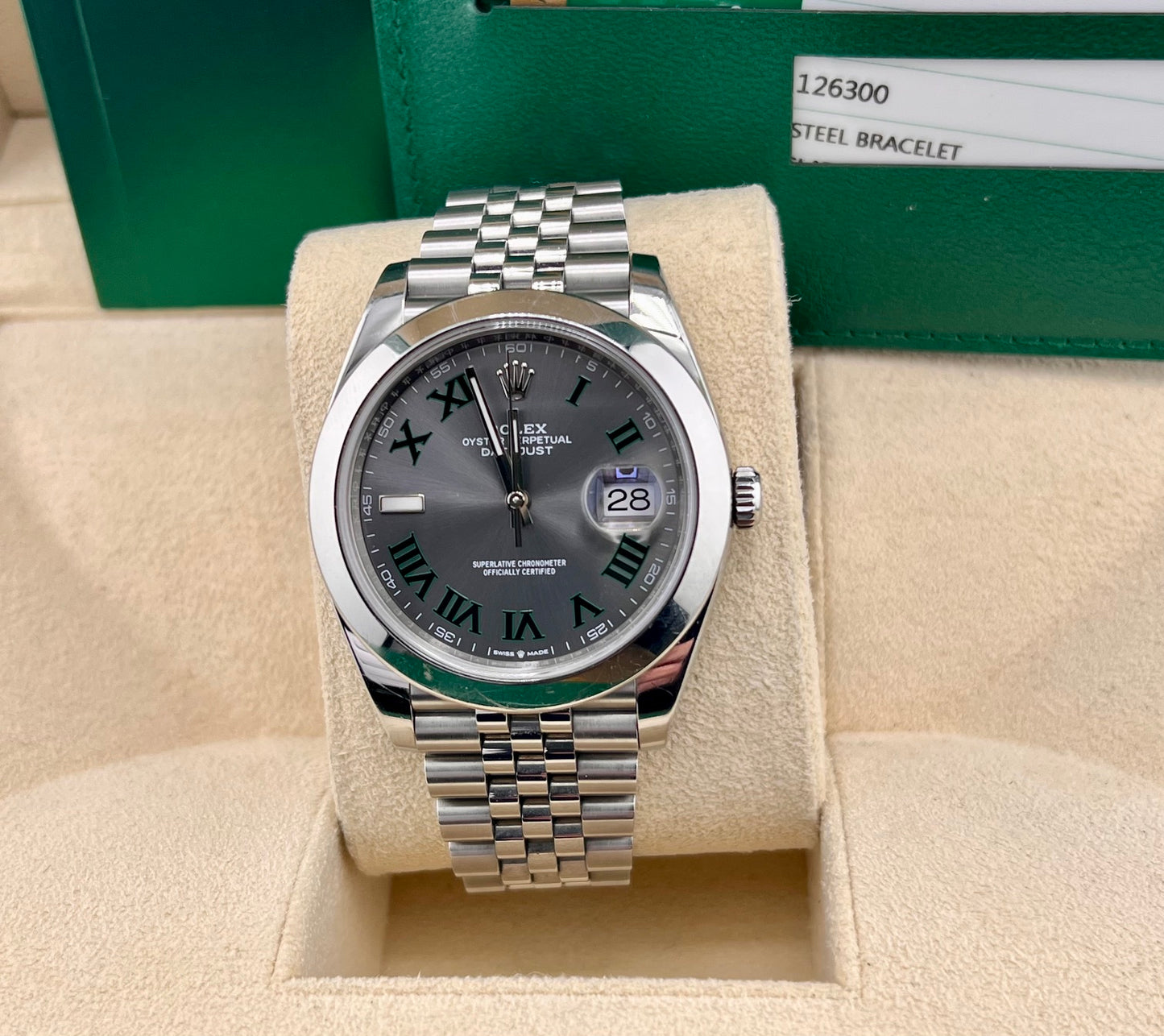 Rolex Datejust 41mm 126300 Wimbledon Jubilèe 2018 ITA