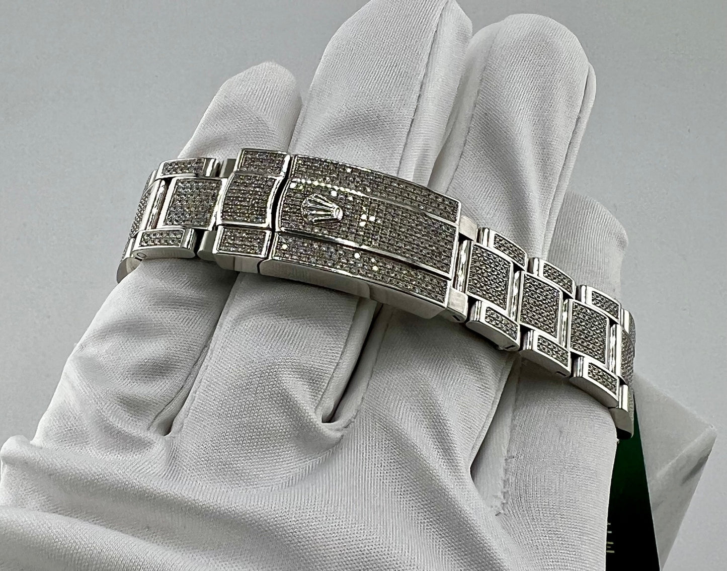 Rolex Datejust 126300 Custom Diamond Ice 2024 Oyster