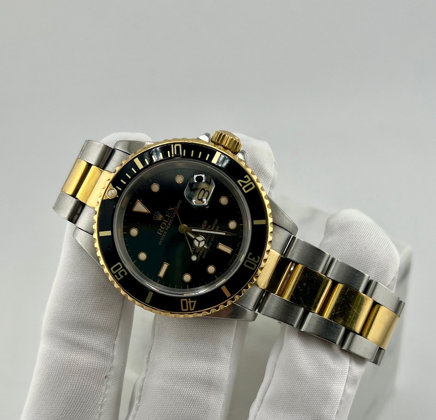 Rolex Submariner Date 16613 Black Matte Dial 1989 solo orologio