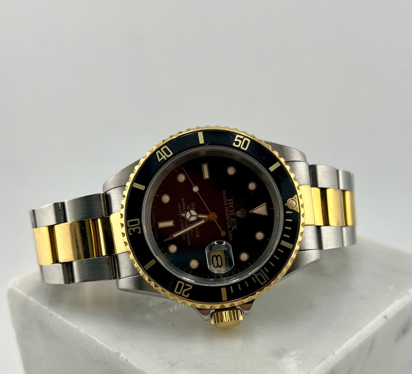 Rolex Submariner Date 16613 Black Matte Dial 1989 solo orologio