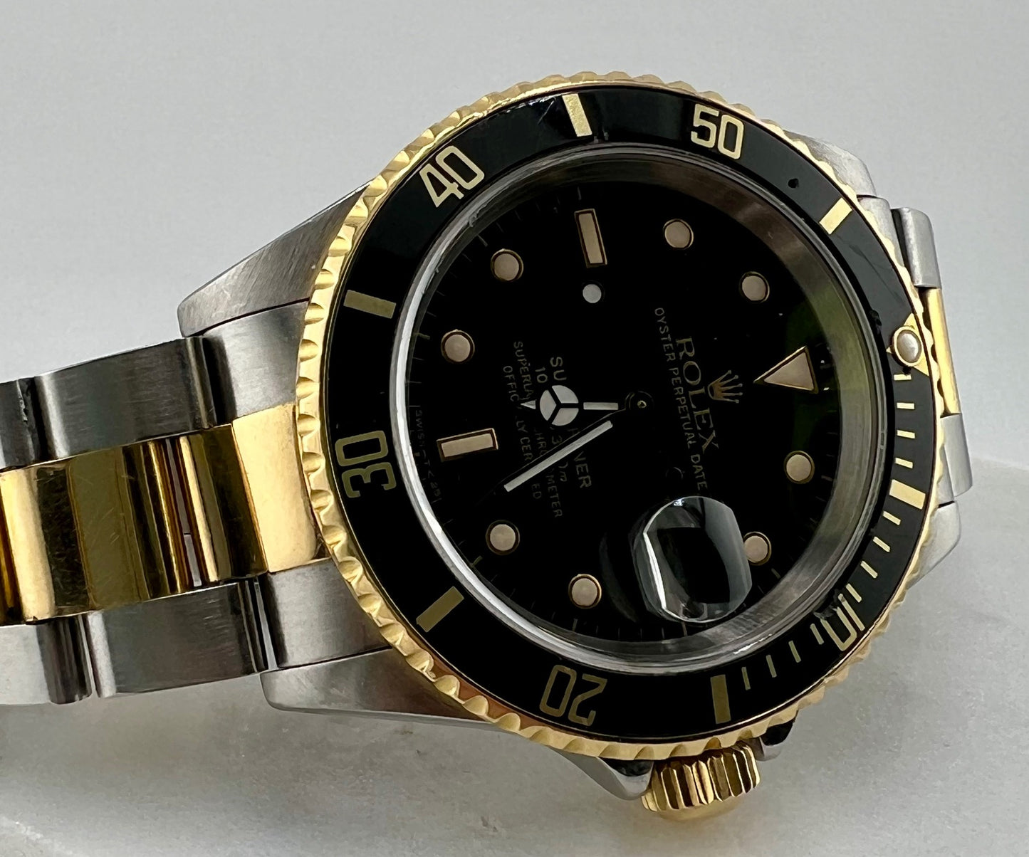 Rolex Submariner Date 16613 Black Matte Dial 1989 solo orologio