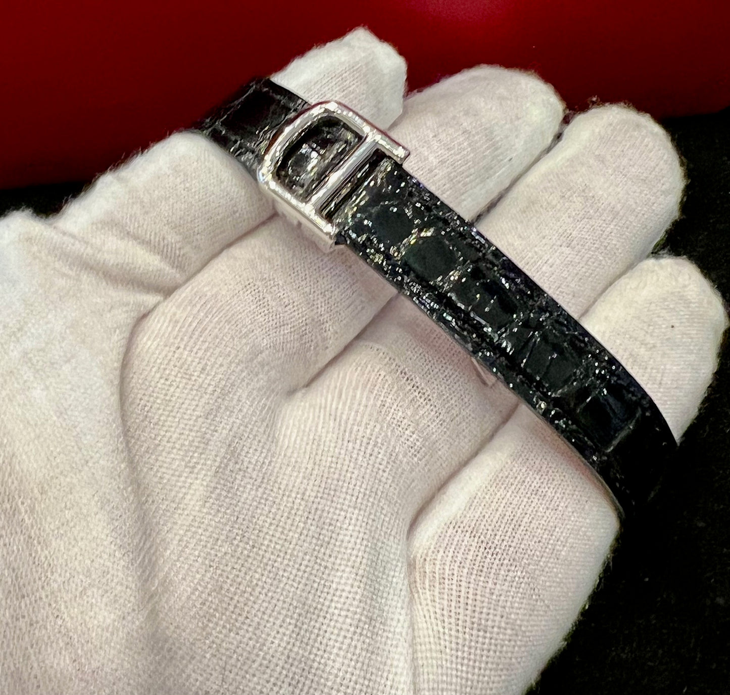 Cartier Tank Americaine 2489 NOS NEW white gold