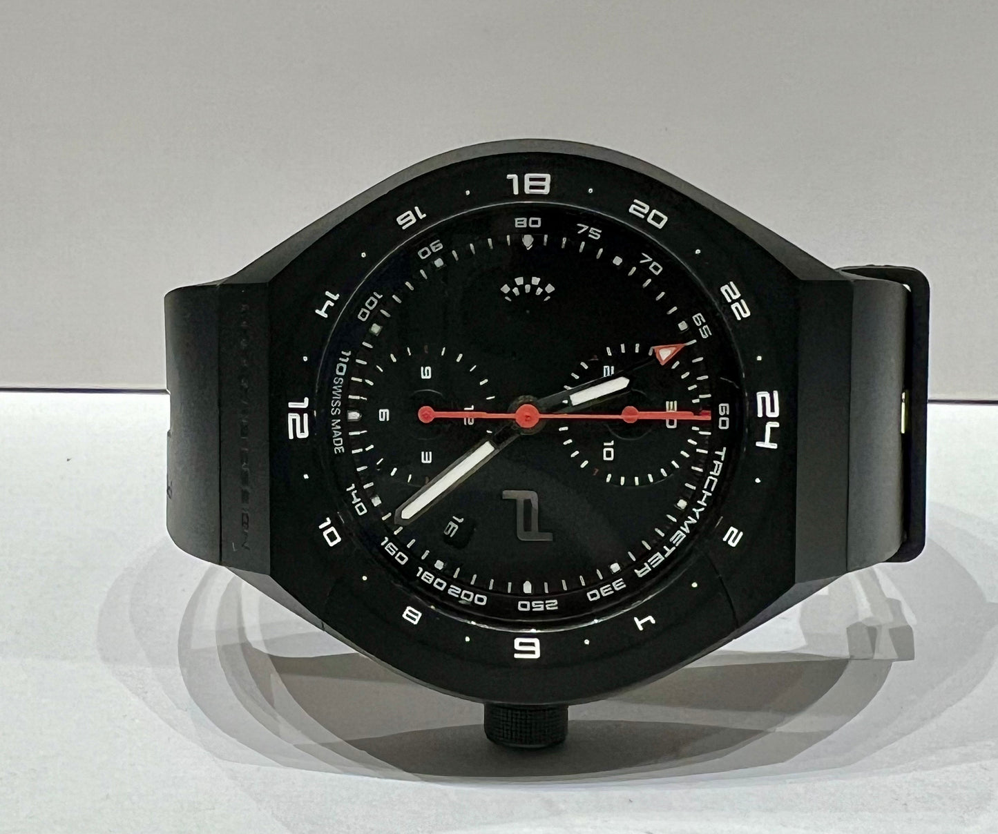 Porsche Design 45.5mm All Black Mens Watch Actuator NEW