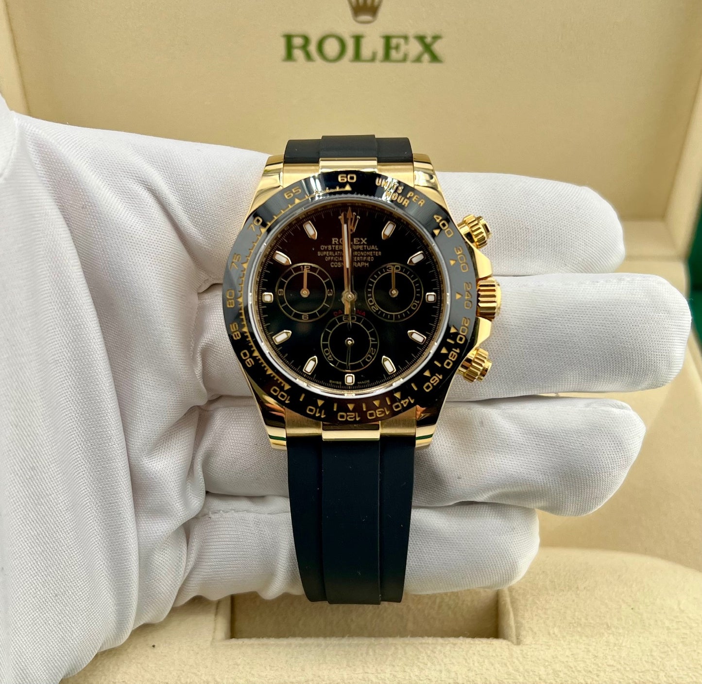 Rolex Daytona 116518LN Oysterflex 2017 Black Dial
