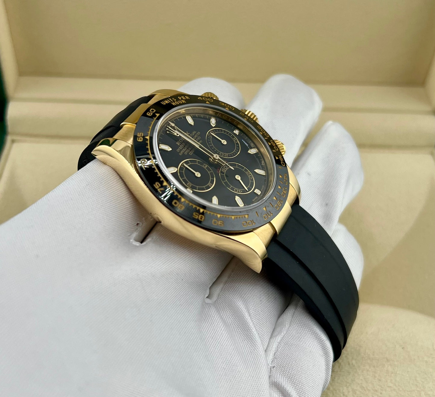 Rolex Daytona 116518LN Oysterflex 2017 Black Dial