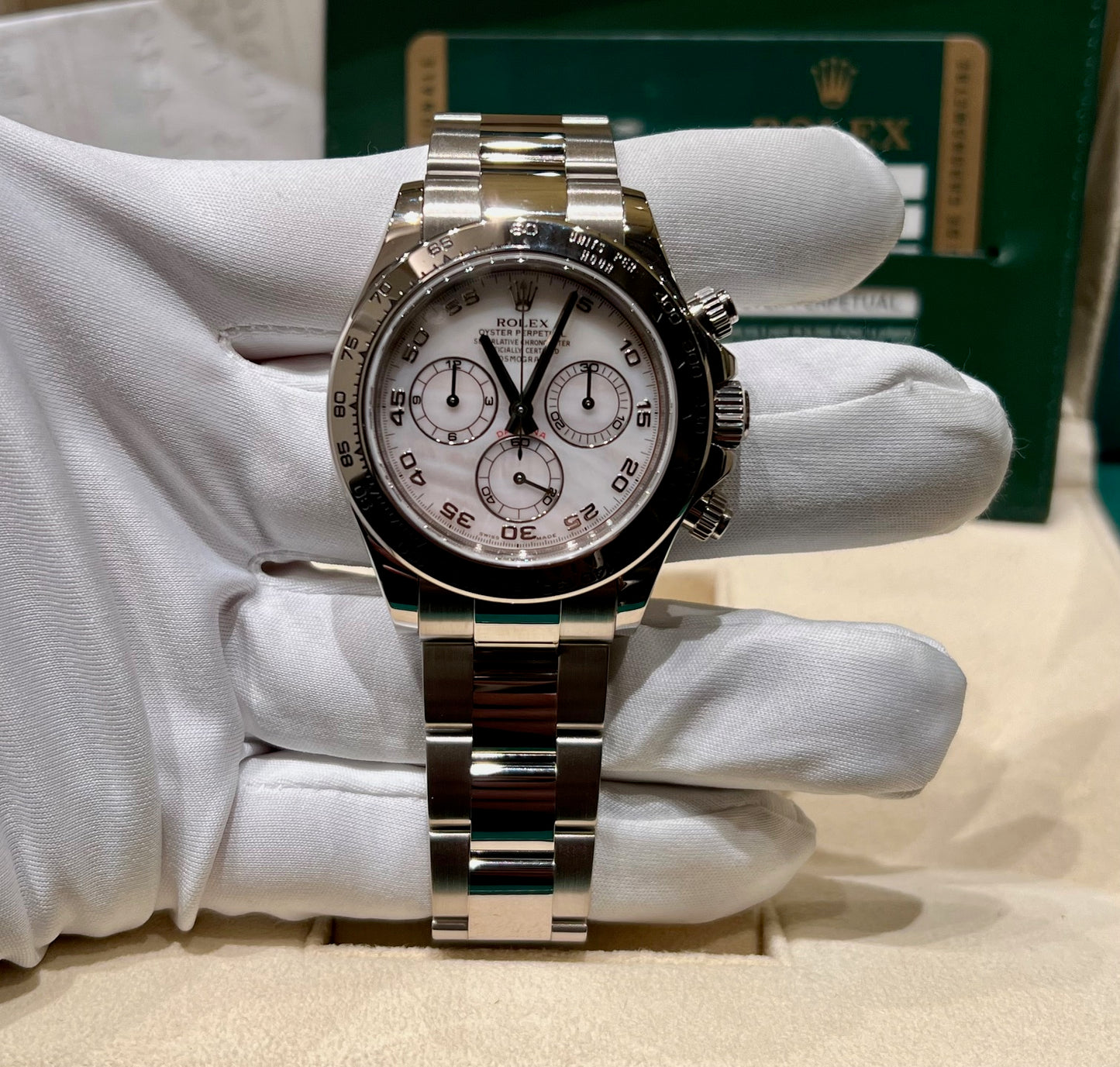 Rolex Daytona 116509 MOP Dial 2008 Full Set