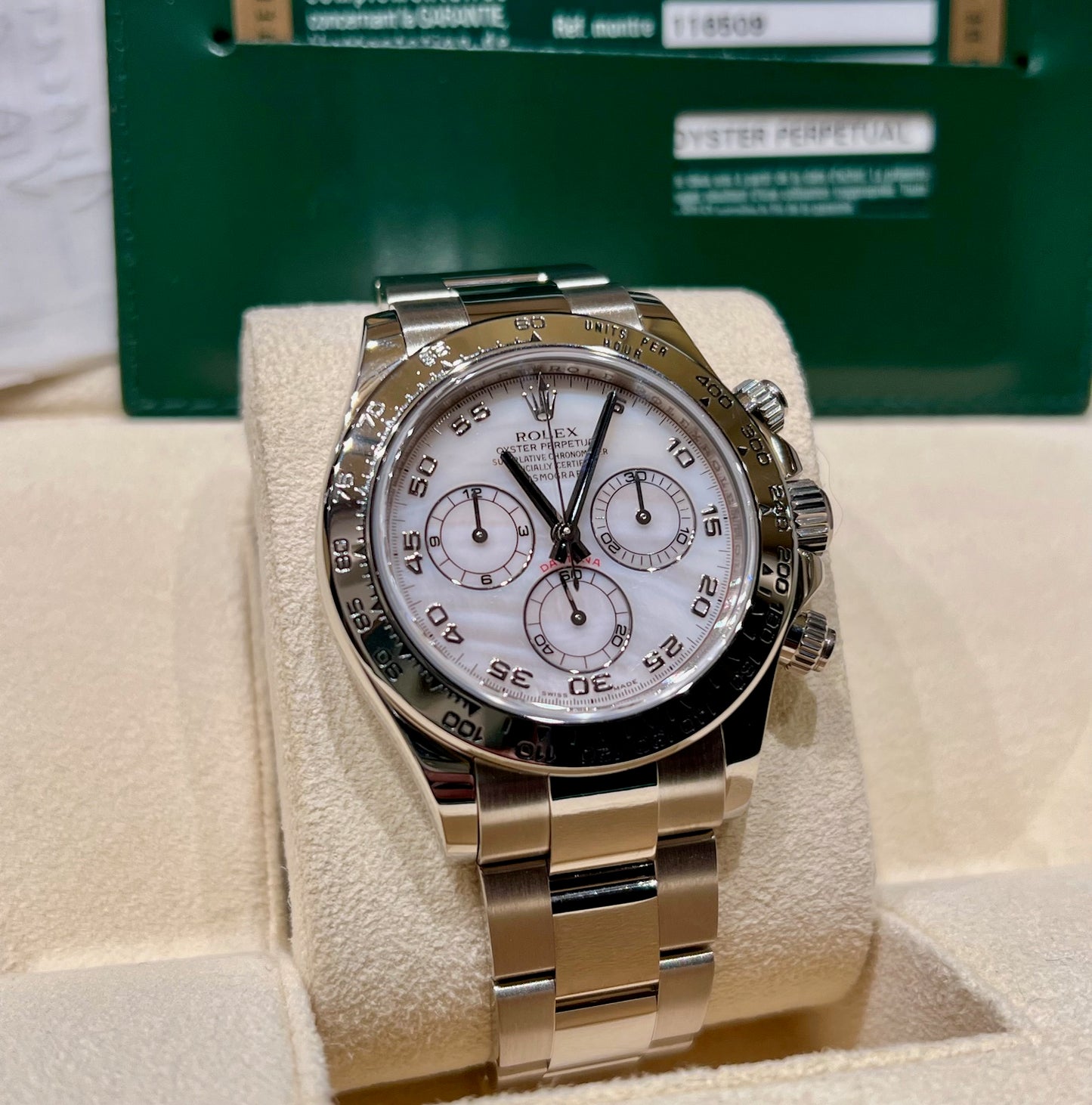 Rolex Daytona 116509 MOP Dial 2008 Full Set