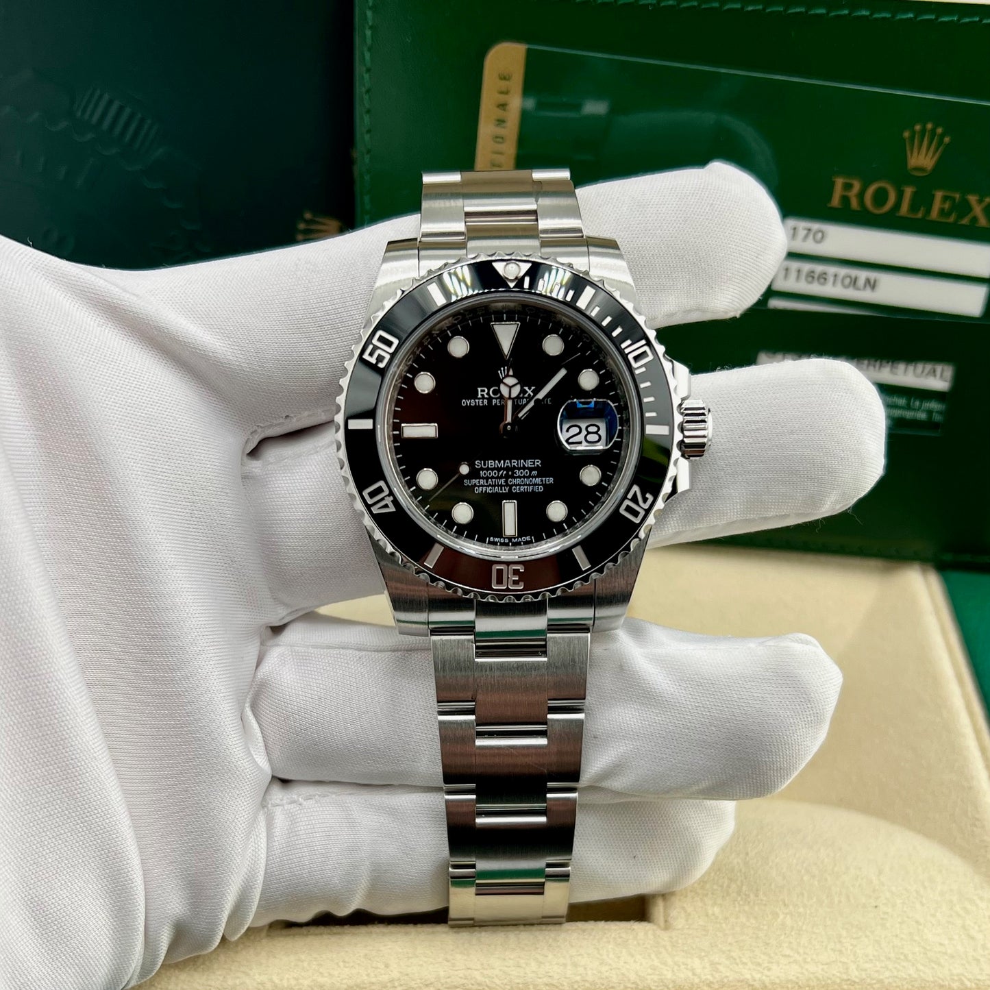 Rolex Submariner Date 116610LN 40 Full Set like New Italia