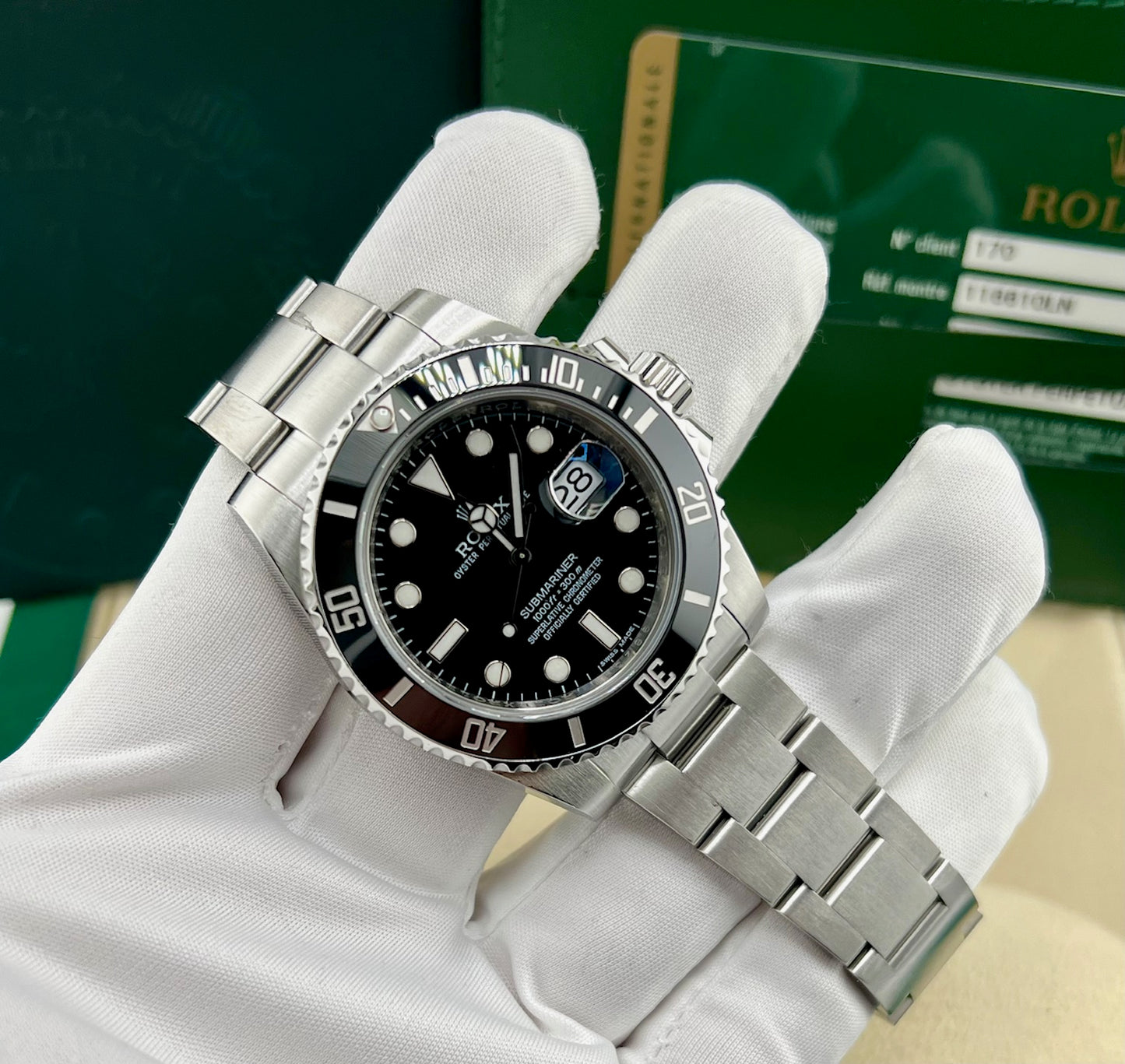 Rolex Submariner Date 116610LN 40 Full Set like New Italia