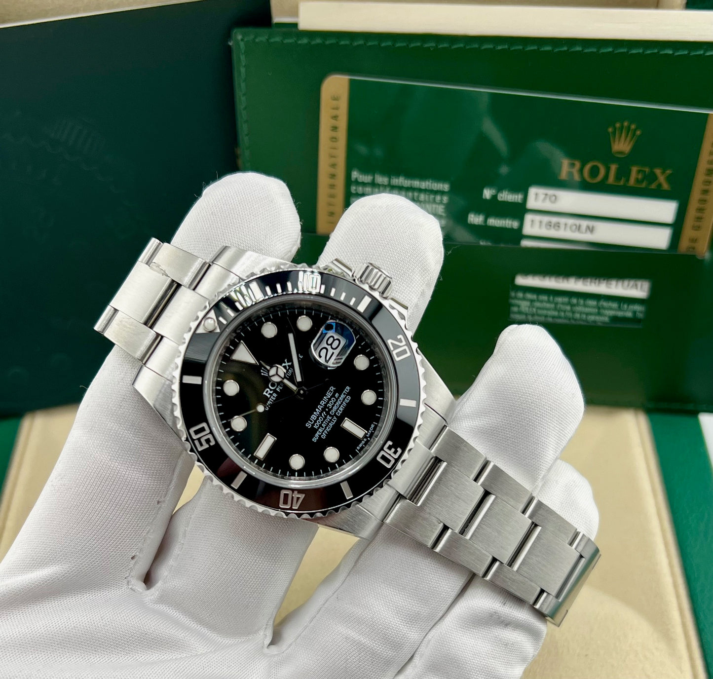 Rolex Submariner Date 116610LN 40 Full Set like New Italia
