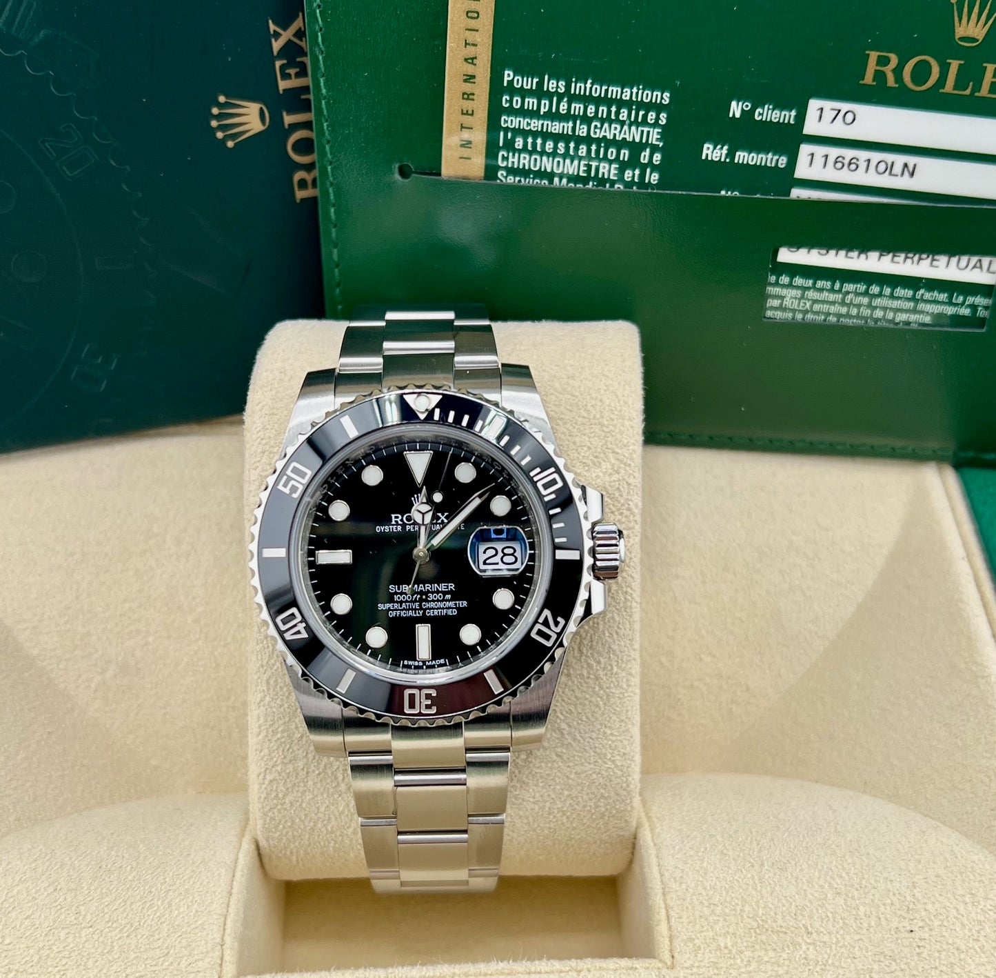 Rolex Submariner Date 116610LN 40 Full Set like New Italia