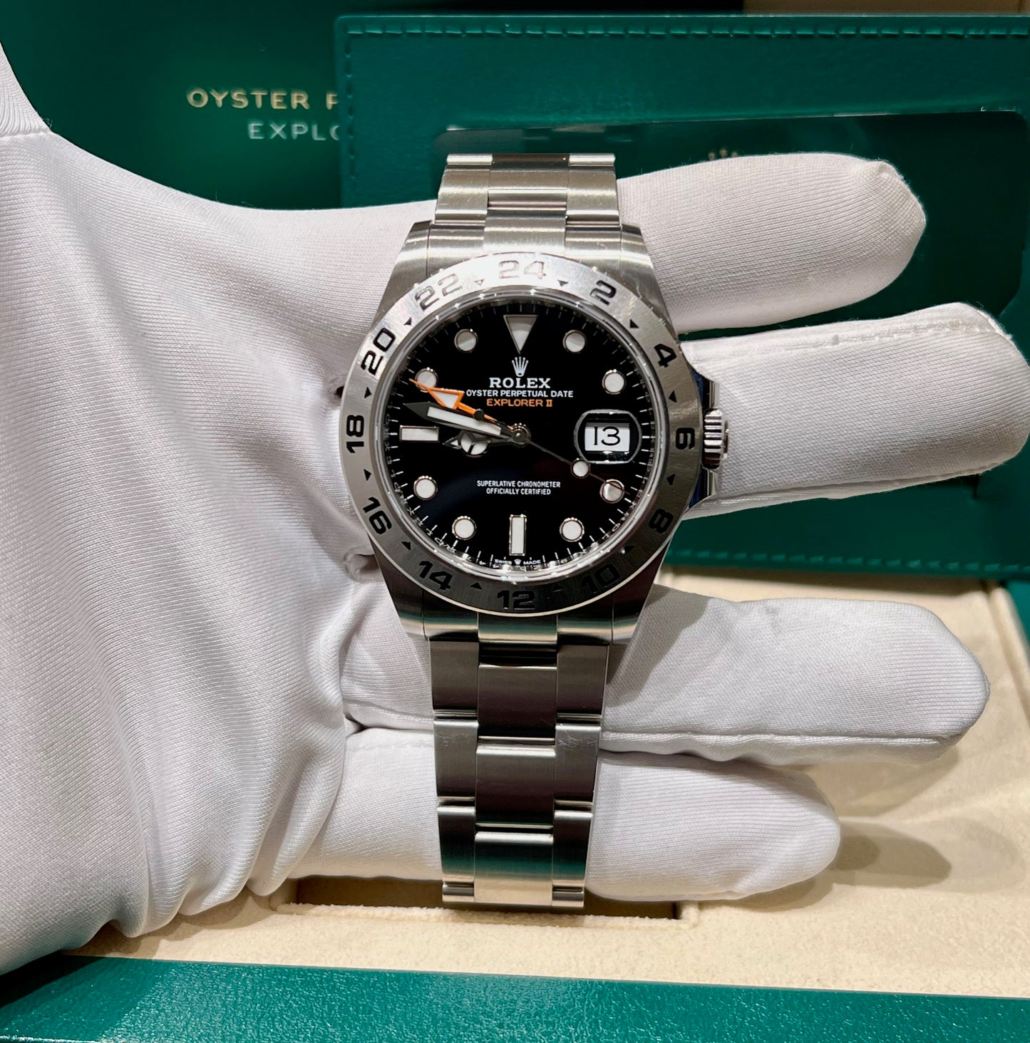 Rolex Explorer II 226570 Black Dial Full Set 2022