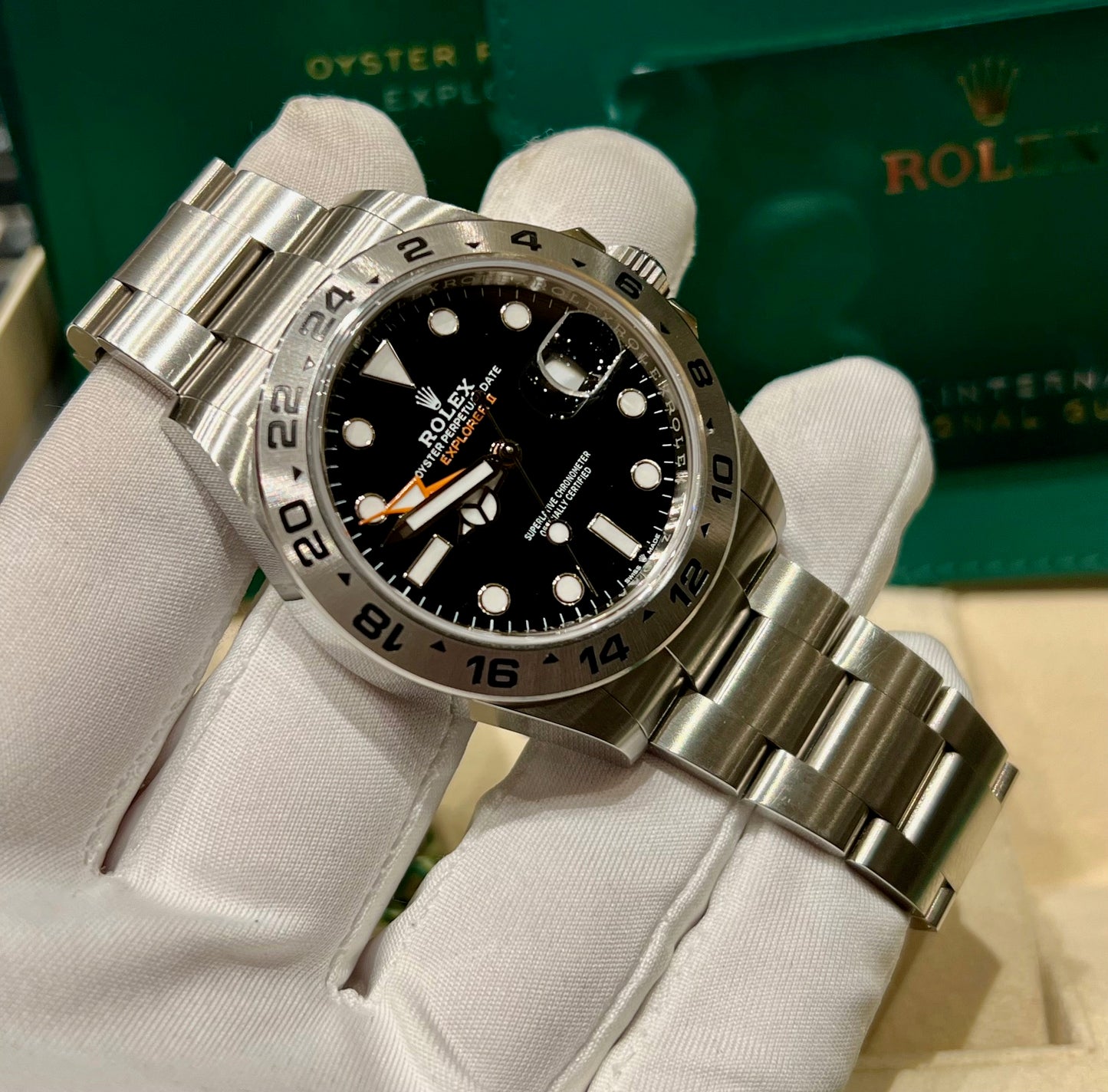 Rolex Explorer II 226570 Black Dial Full Set 2022