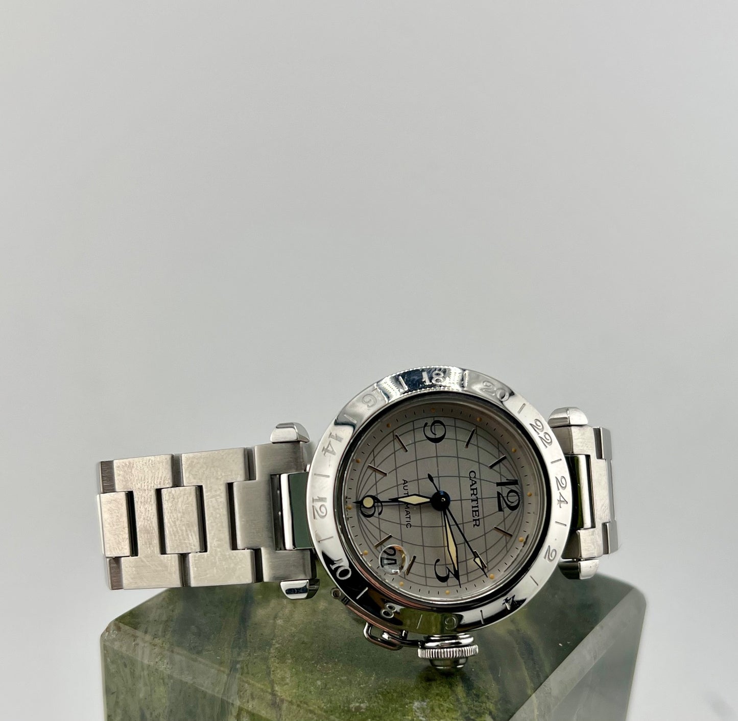 Cartier Pasha Gmt 2377 Automatic 35mm solo orologio only watch