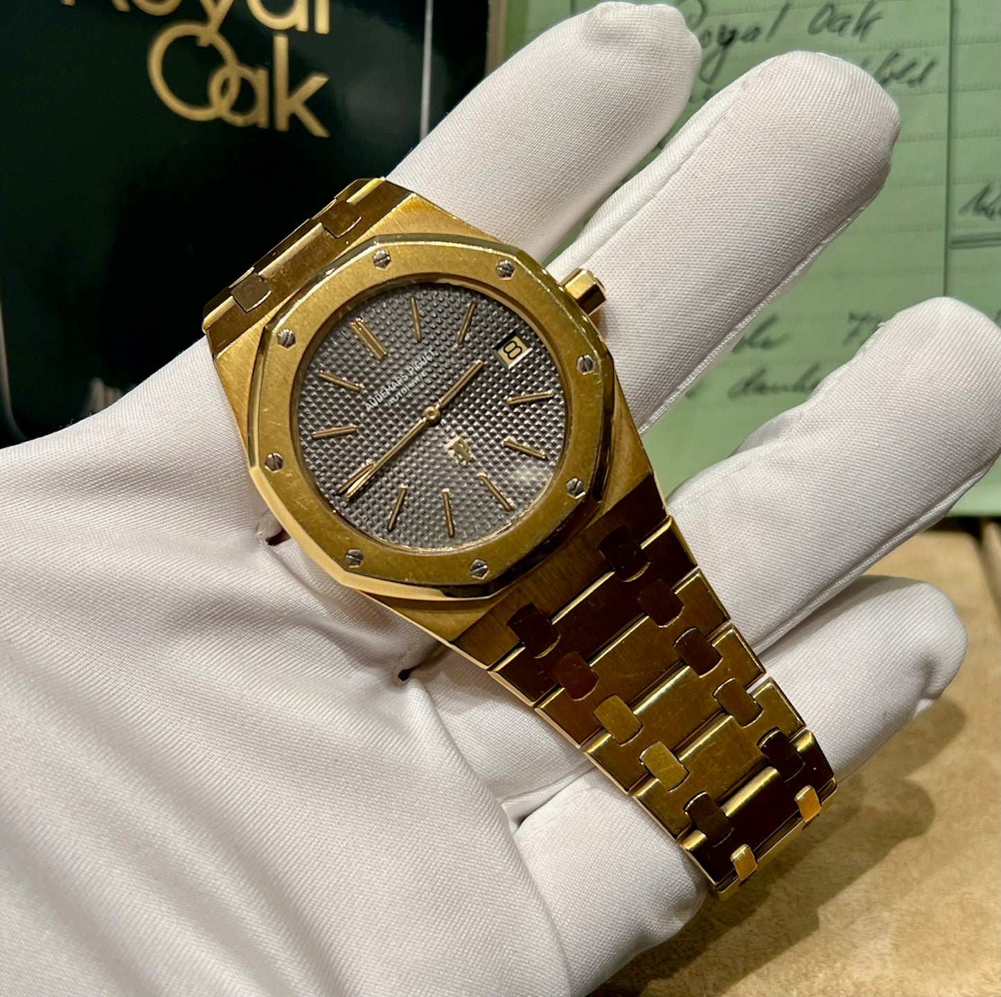Audemars Piguet Royal Oak Jumbo 5402BA Full Set 1977 Rare