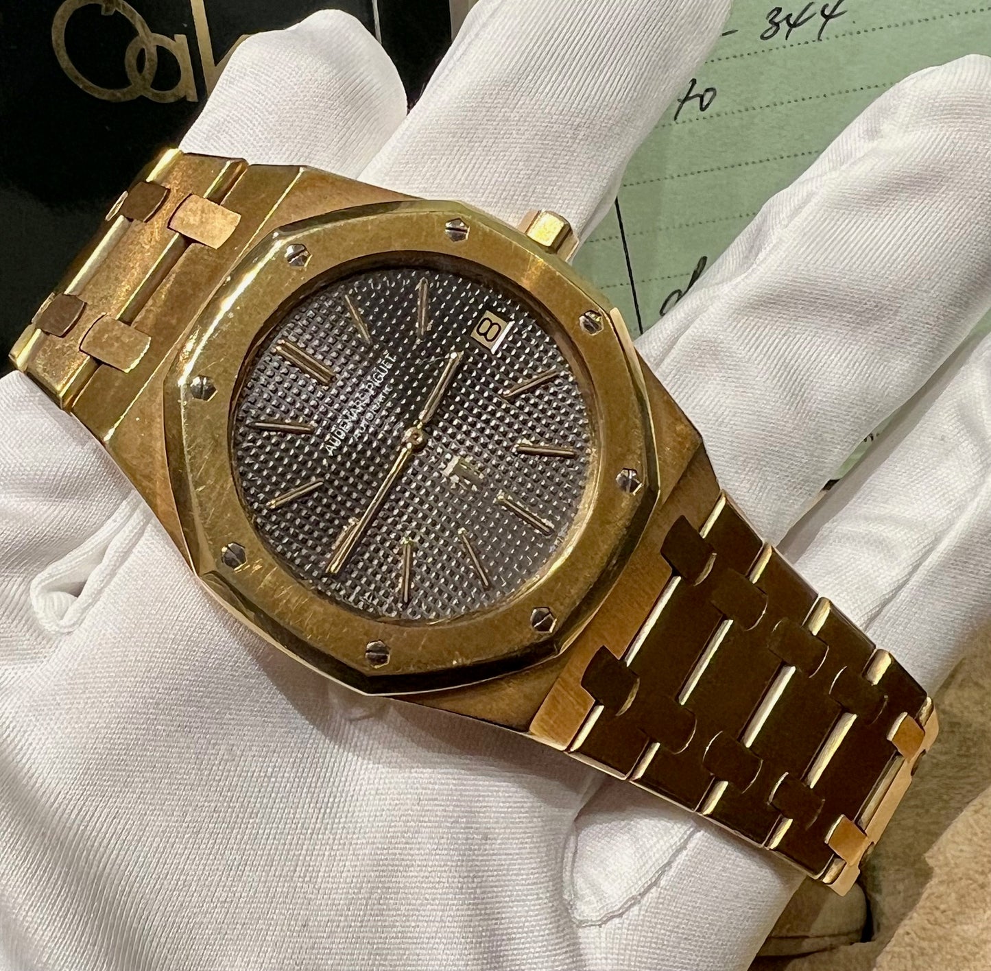 Audemars Piguet Royal Oak Jumbo 5402BA Full Set 1977 Rare