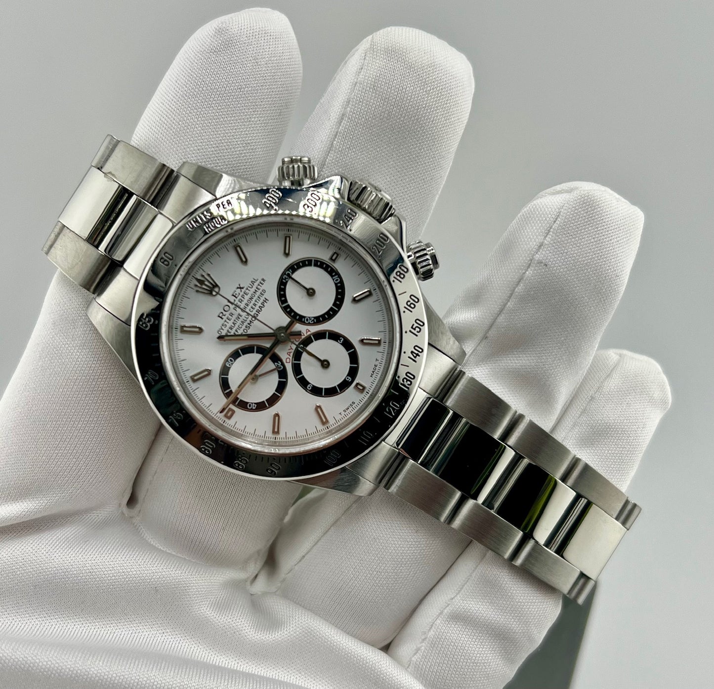 Rolex Daytona 16520 White Dial Zenith 1993 solo orologio only watch