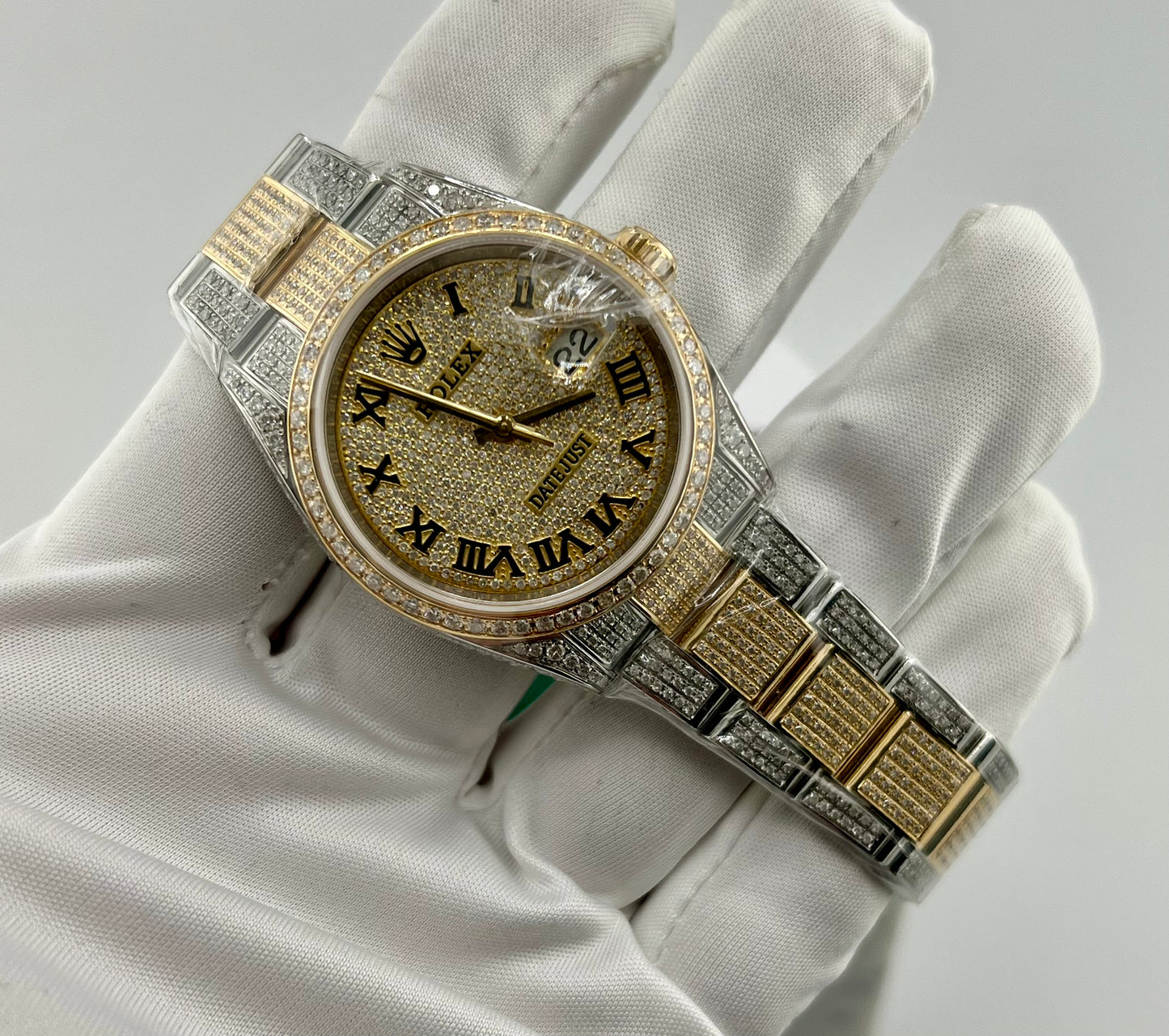 Rolex Datejust 126233 full pavè diamond custom 2025 36mm