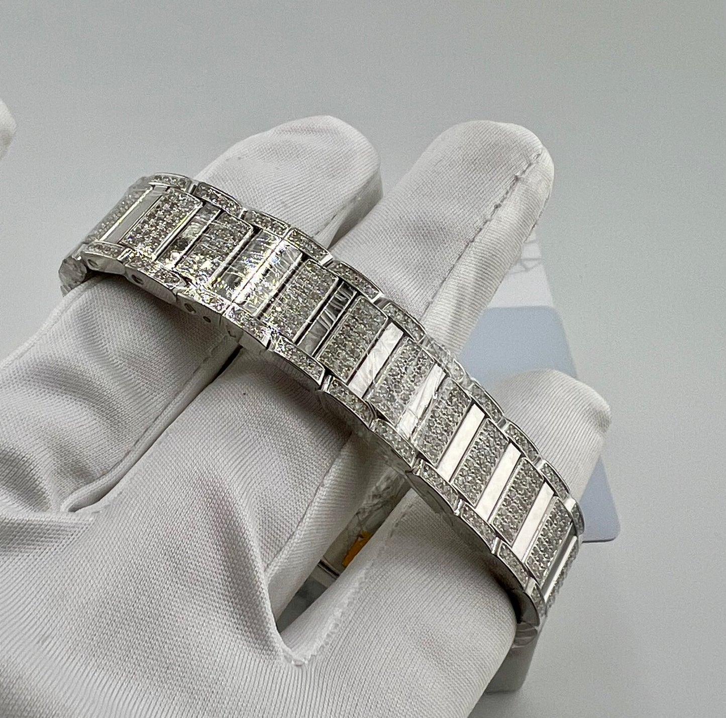 Cartier Tank LAdy Custom Full Diamond WSTA0065 Quartz