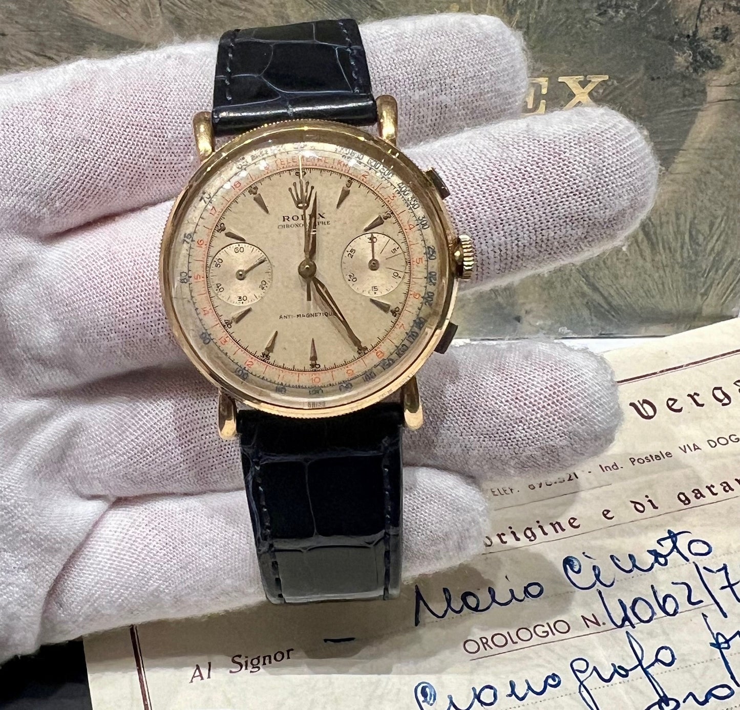 Rolex Chronograph 4062 Original Paper 1962