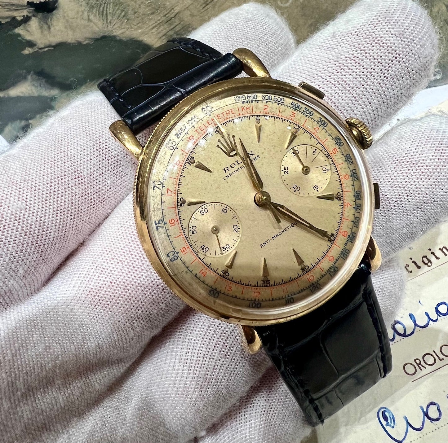 Rolex Chronograph 4062 Original Paper 1962