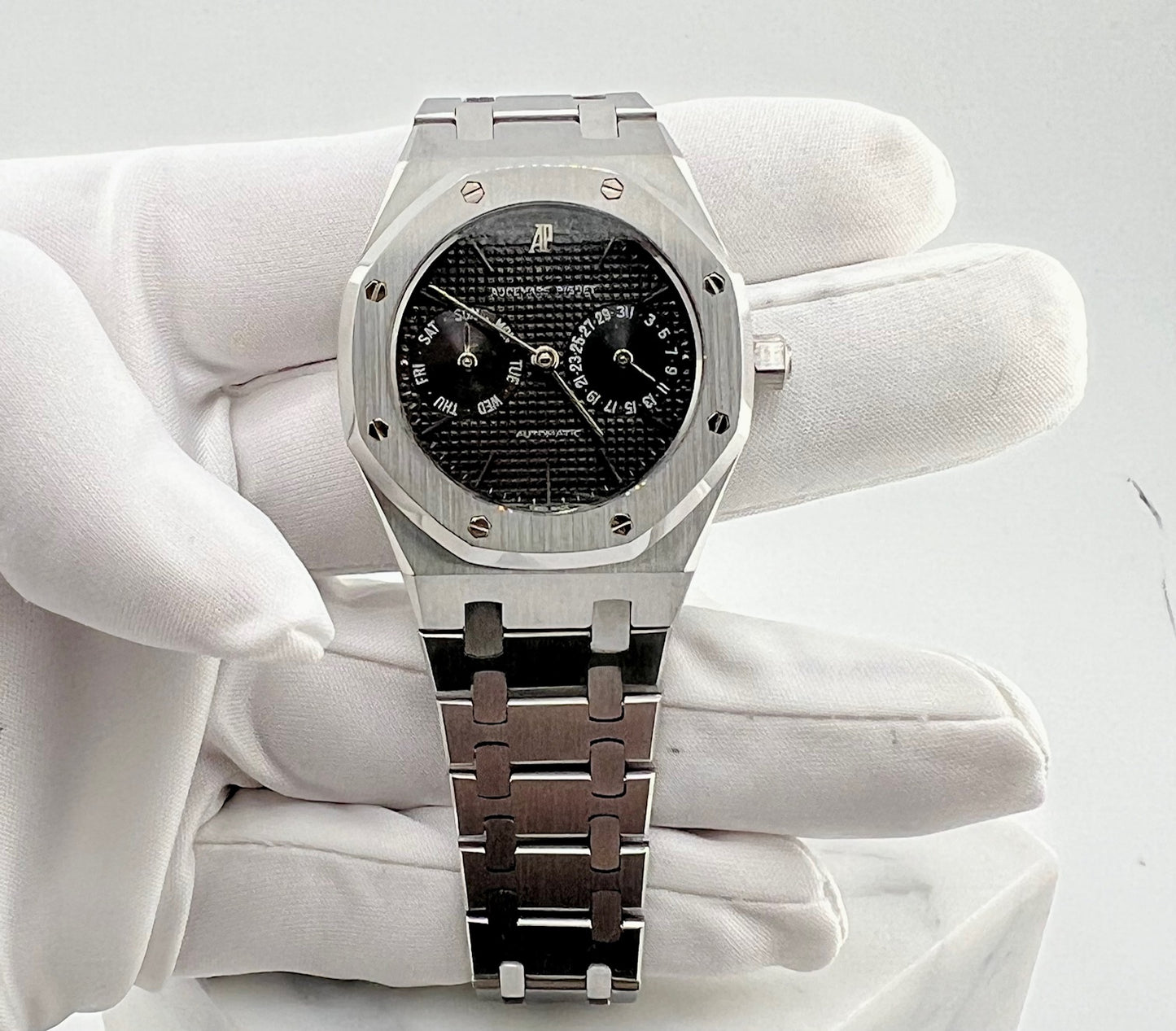 Audemars Piguet Royal Oak Day-date 25572ST Black Dial solo orologio only watch
